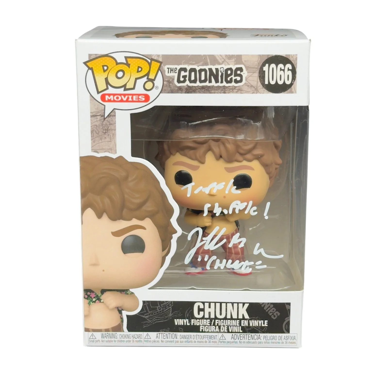 Jeff Cohen — Jeff Cohen Signed The Goonies Chunk Funko Pop 1066 Beckett Authentic Autograph