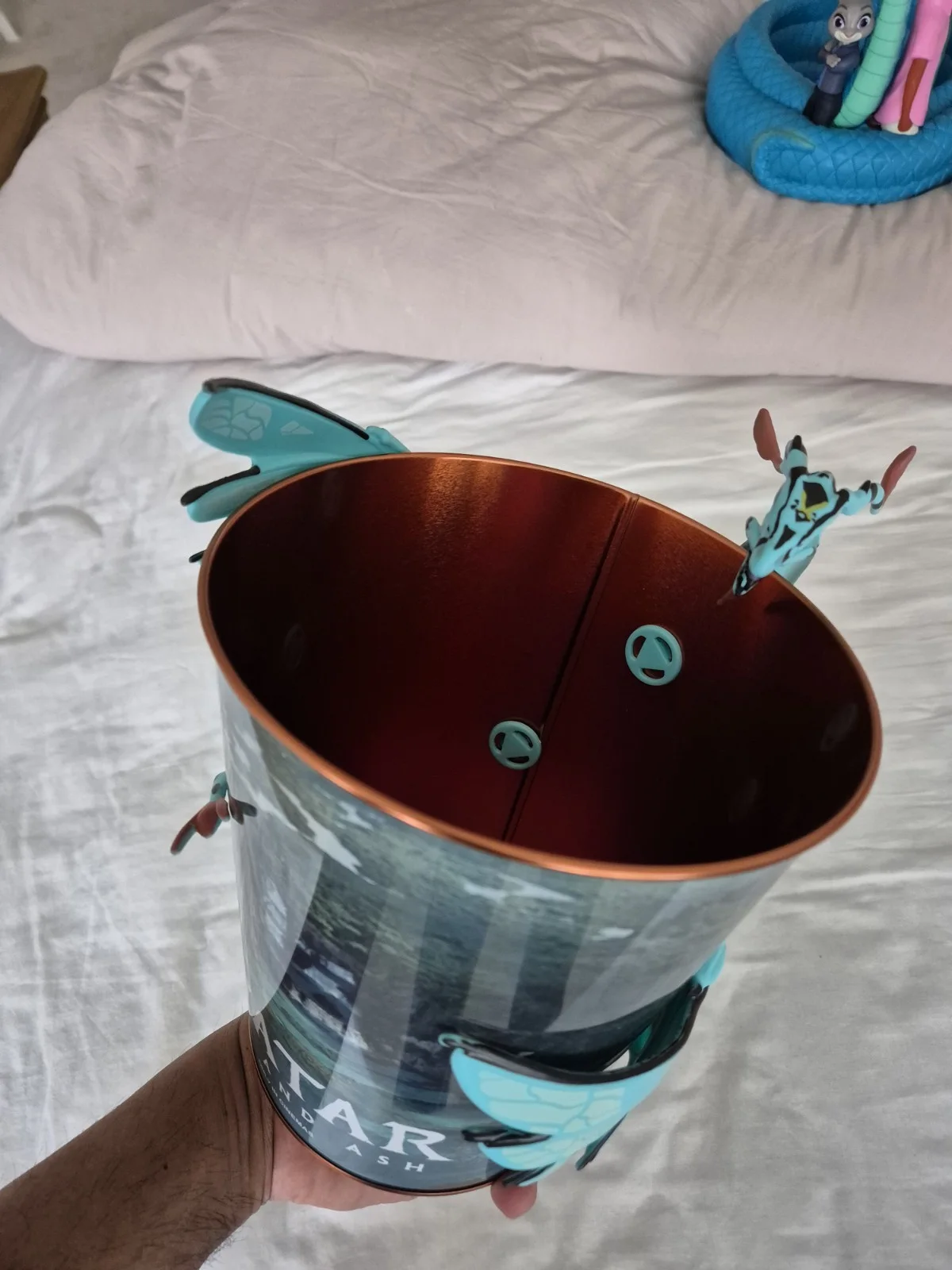 large AVATAR 3 FIRE AND ASH POPCORN BUCKET MOVIE CINEMA official merch, изображение 3