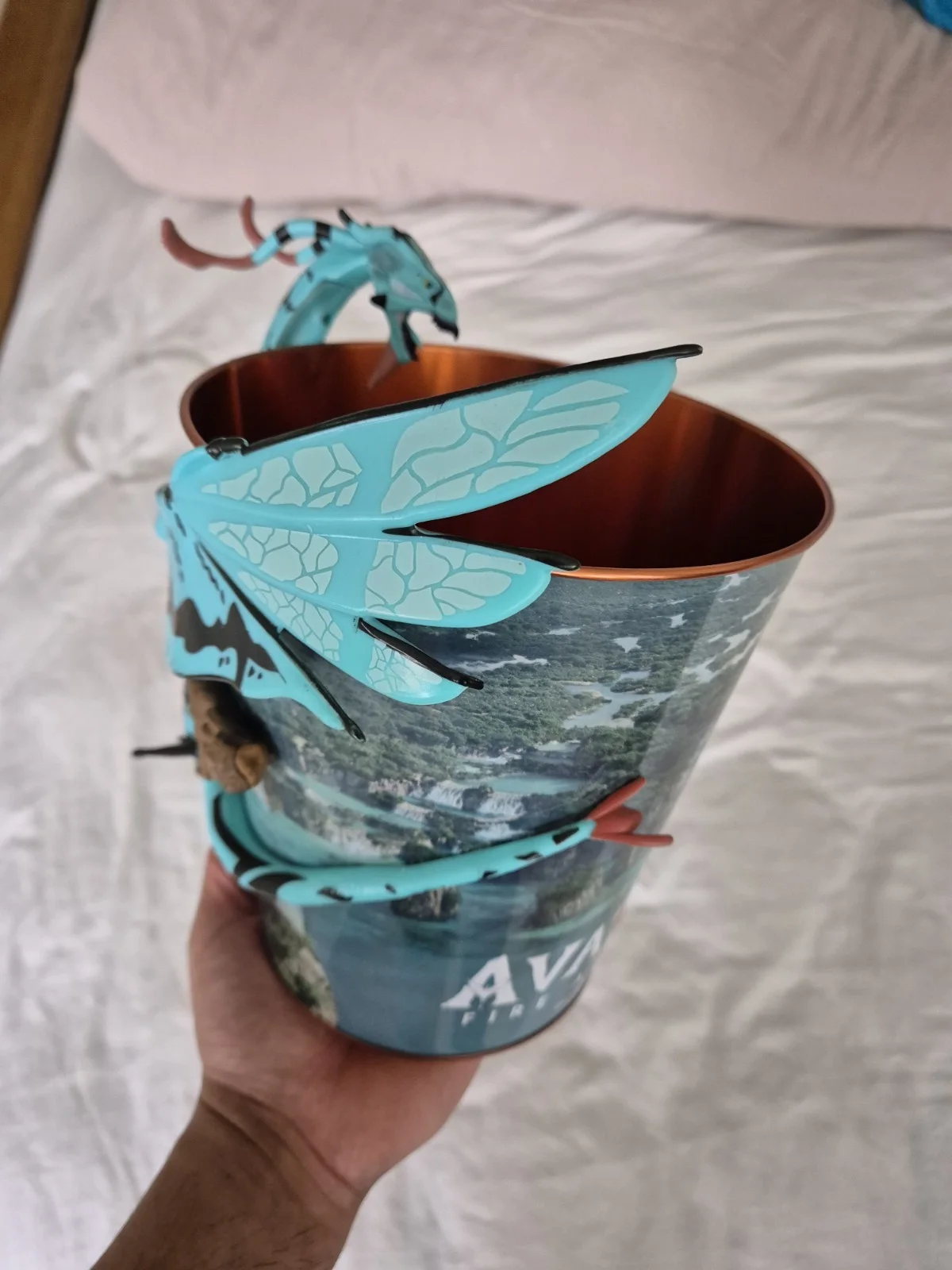 large AVATAR 3 FIRE AND ASH POPCORN BUCKET MOVIE CINEMA official merch, изображение 5