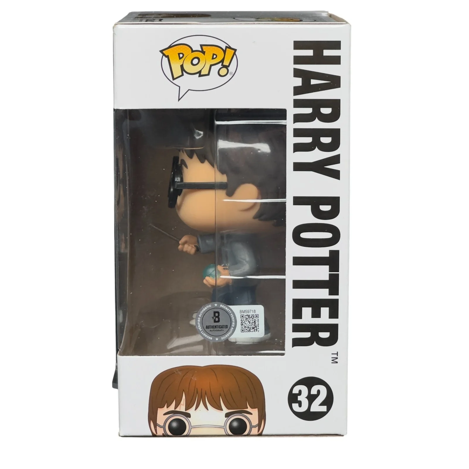 Daniel Radcliffe — Daniel Radcliffe Signed Harry Potter Funko Pop 32 Autographed Beckett BAS COA!, изображение 2