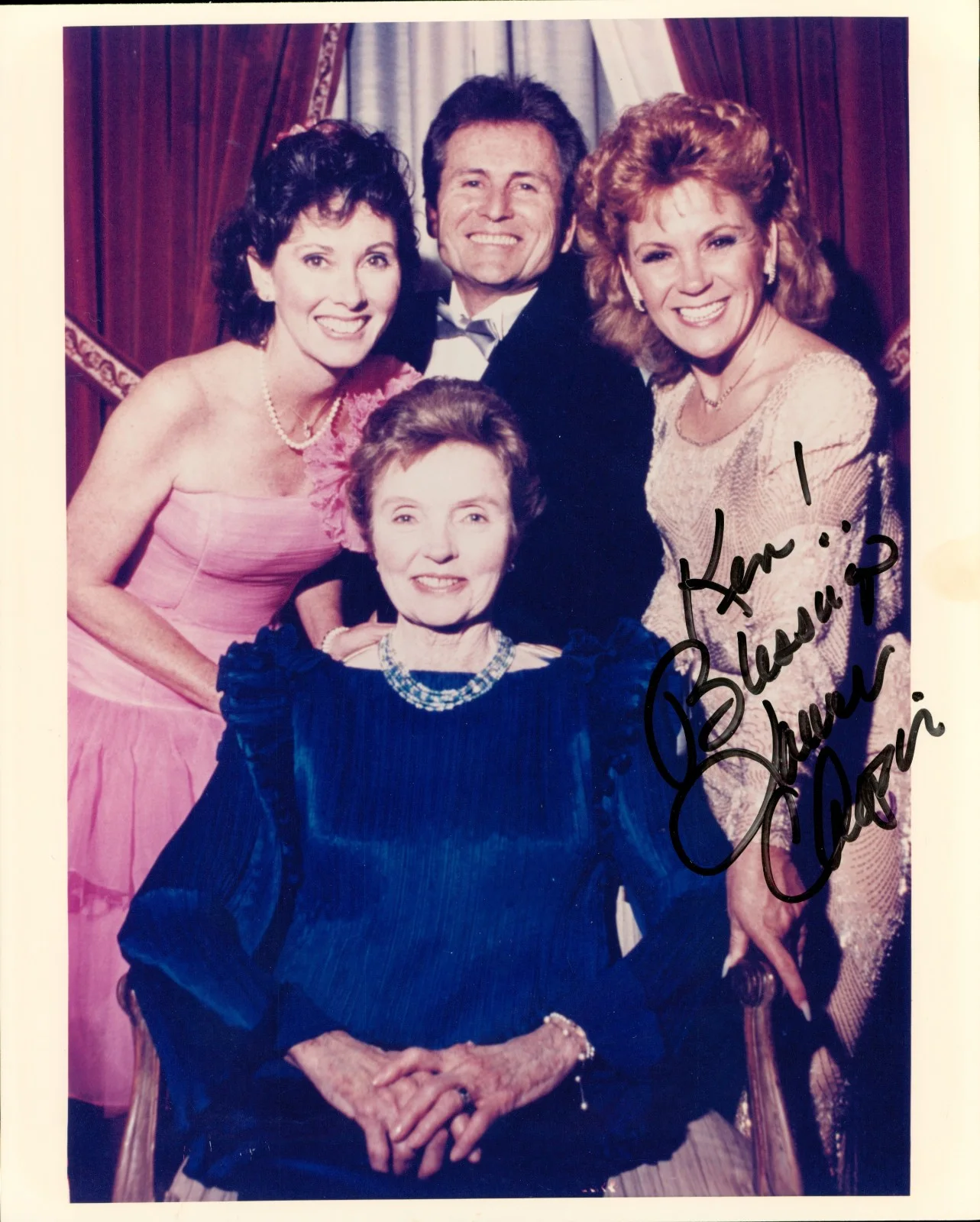 LAUREN CHAPIN — LAUREN CHAPIN KITTEN "FATHER KNOWS BEST" RARE AUTOGRAPH SIGNED 8X10 PHOTO