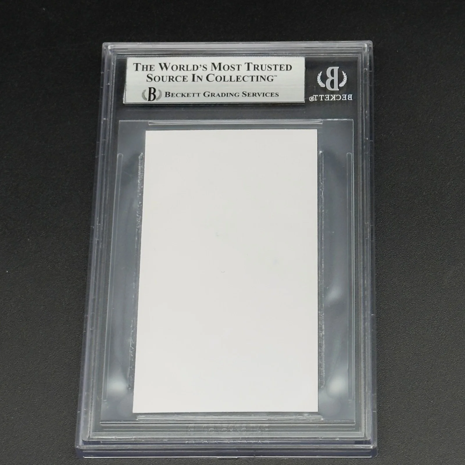 Christian Bale — Christian Bale Signed American Psycho Business Card Autograph Beckett Slabbed!!!, image 3