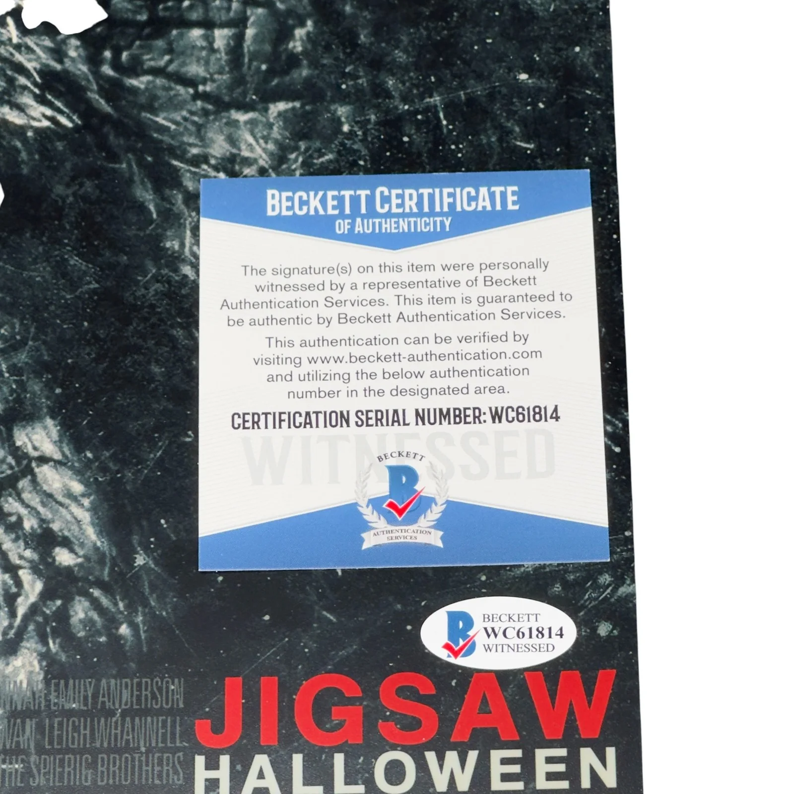 Tobin Bell — Tobin Bell Signed 12x18 Photo SAW Horror Jigsaw Beckett Authentic Autograph, изображение 3