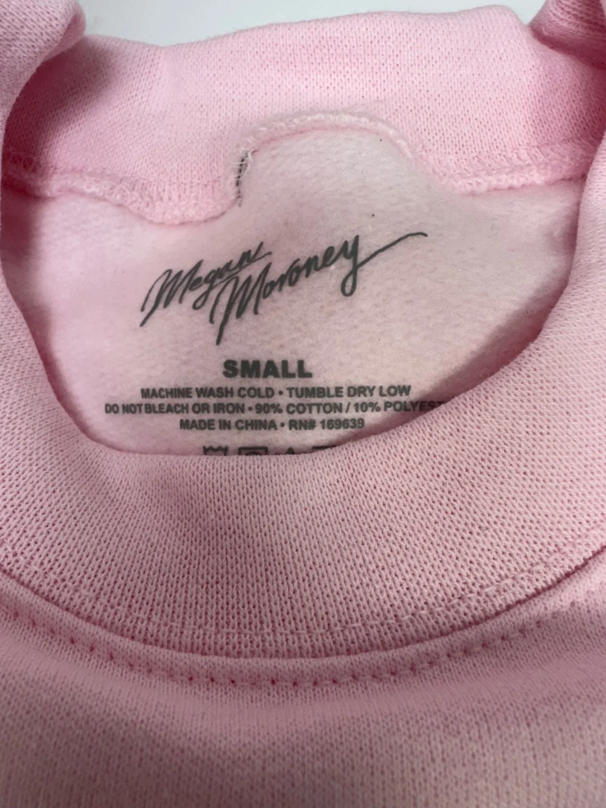 Megan Moroney Cloud 9 Pink Crewneck Sweater - Small CD Box, image 2
