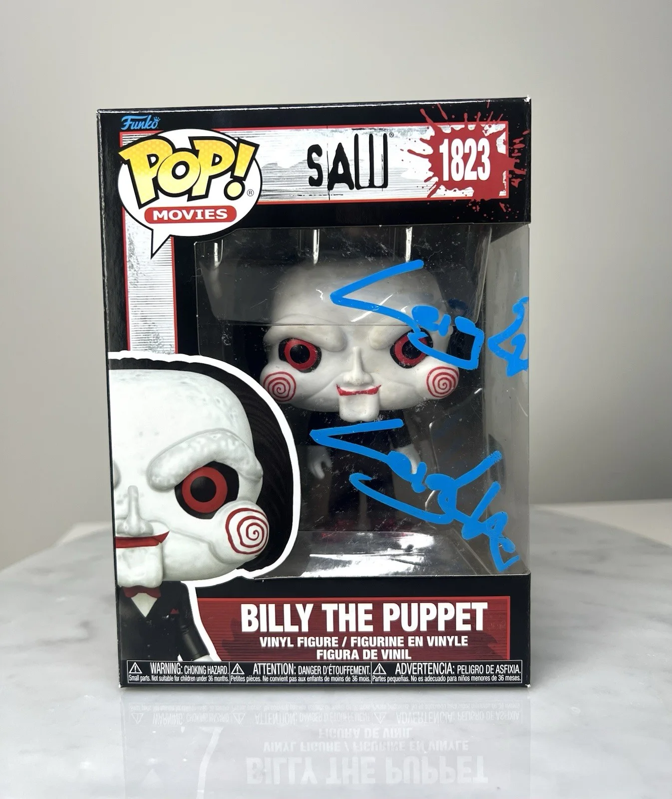 Leigh Whannel — Leigh Whannell Signed Jigsaw Funko Pop SWAU COA