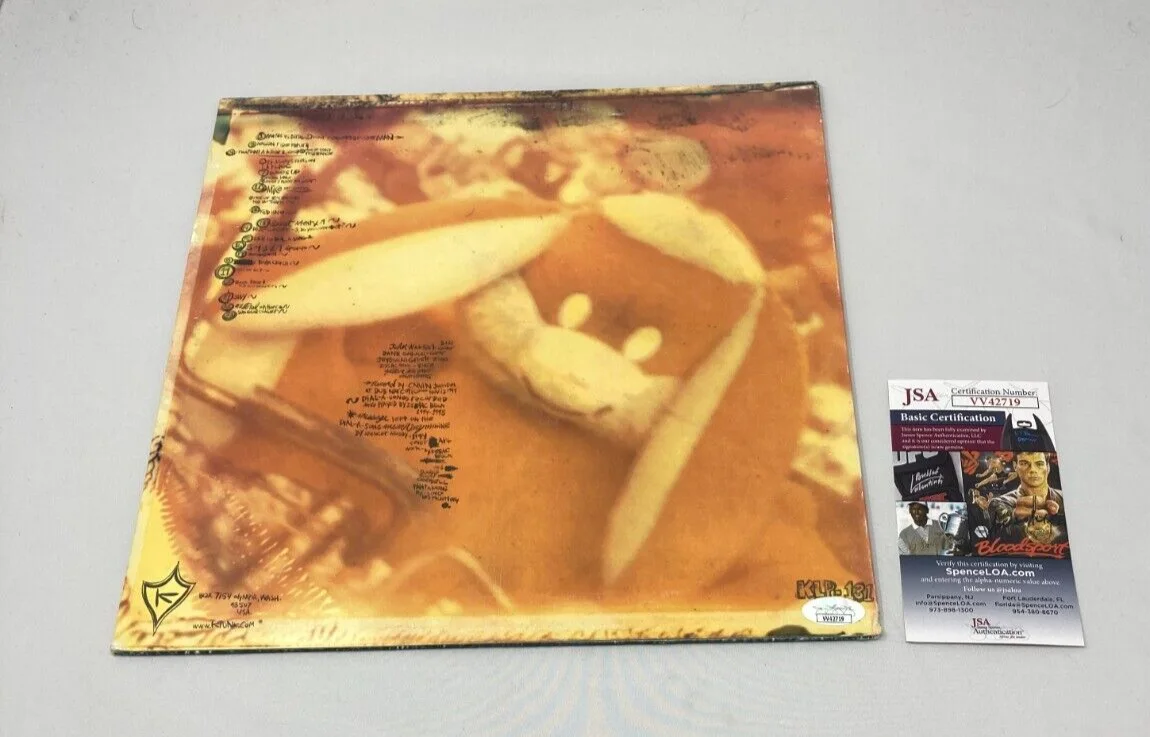 Isaac Brock signed Modest Mouse Sad Sappy Sucker Chokin Album JSA COA, изображение 2