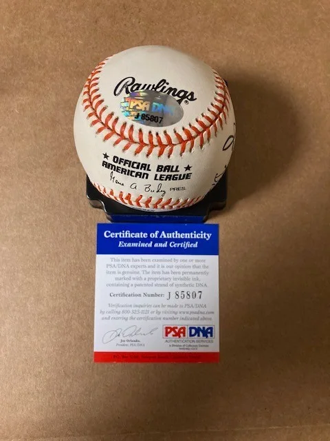 Joey Bishop Boldly Signed Baseball Inscribed "With Good Wishes!" PSA DNA, image 2
