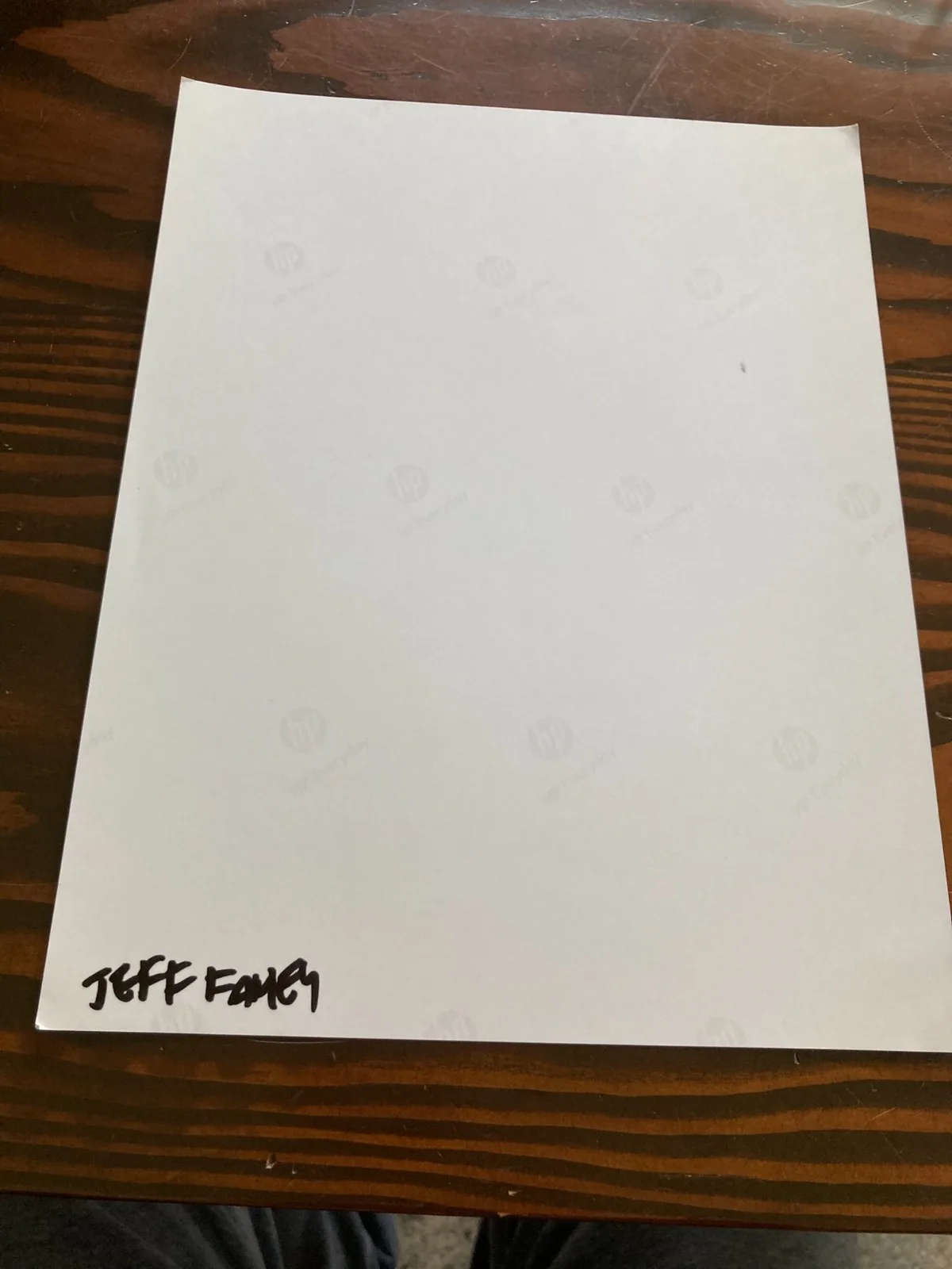 Jeff Fahey — Jeff Fahey Autograph 8.5x11 Signed Photo Actor Celebrity, изображение 4