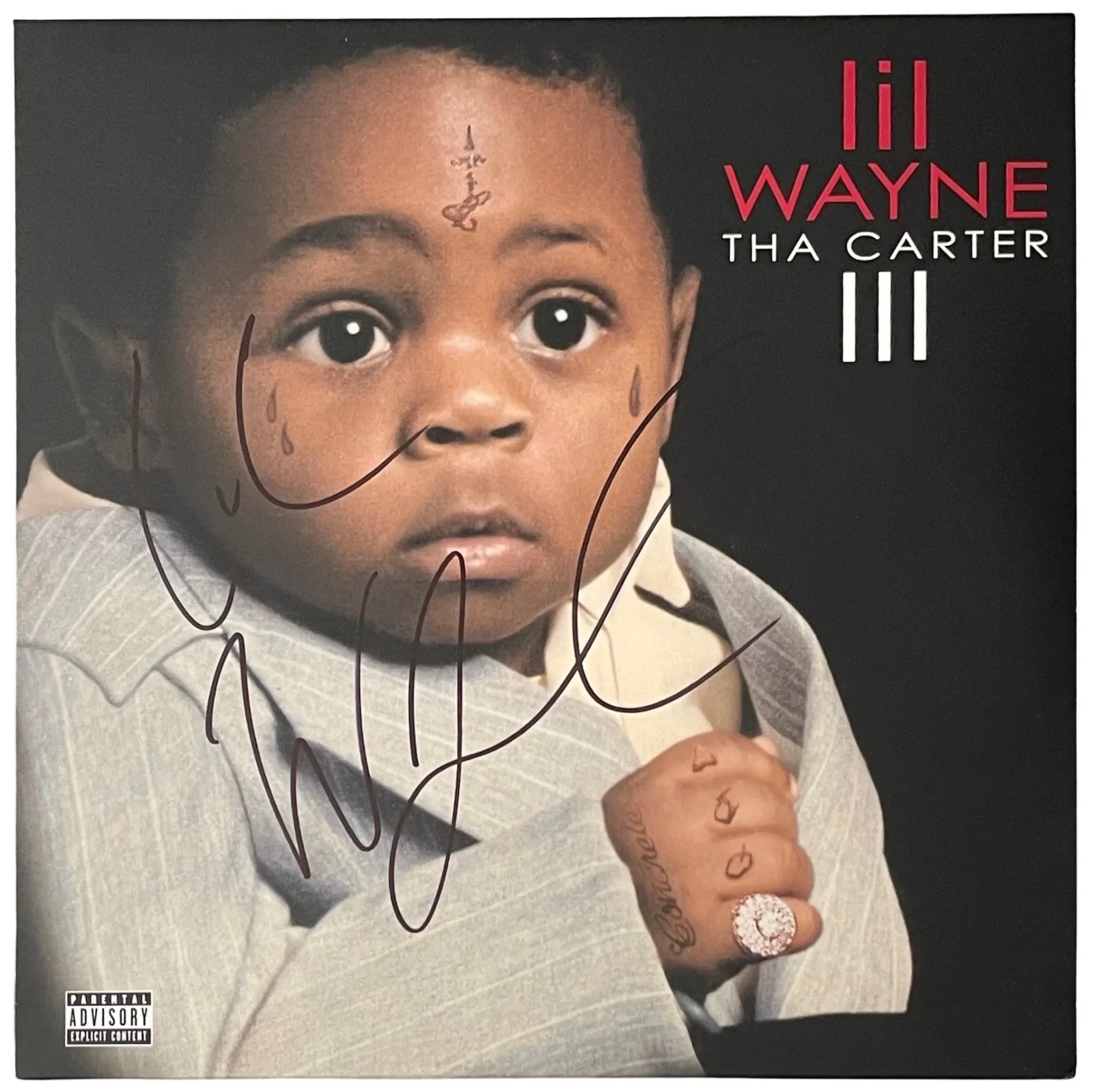Lil Wayne Signed Tha Carter III 3 Vinyl Record JSA LOA ZZ61322, изображение 3