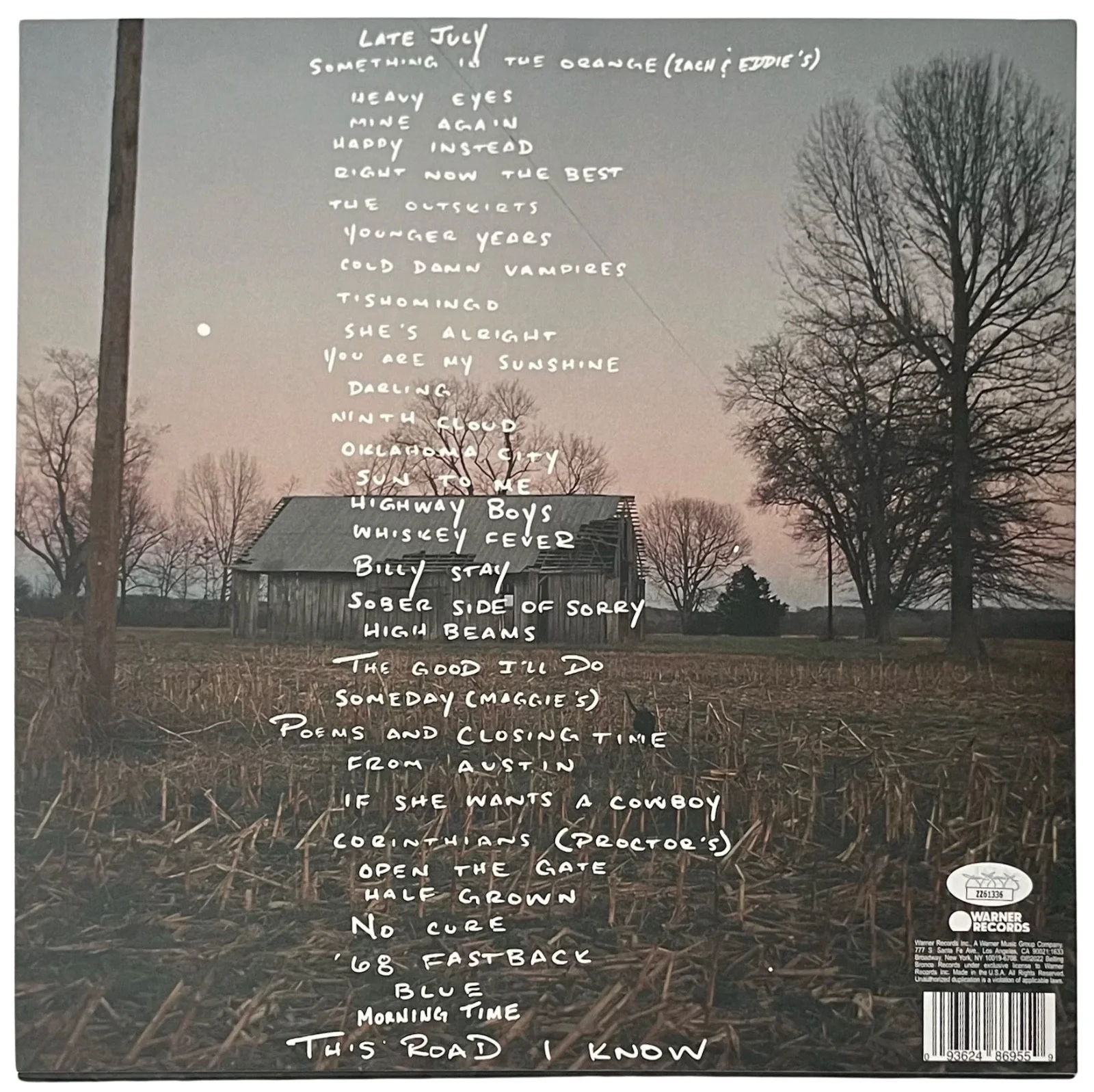 Zach Bryan Signed American Heartbreak Vinyl Record JSA LOA ZZ61336, изображение 4