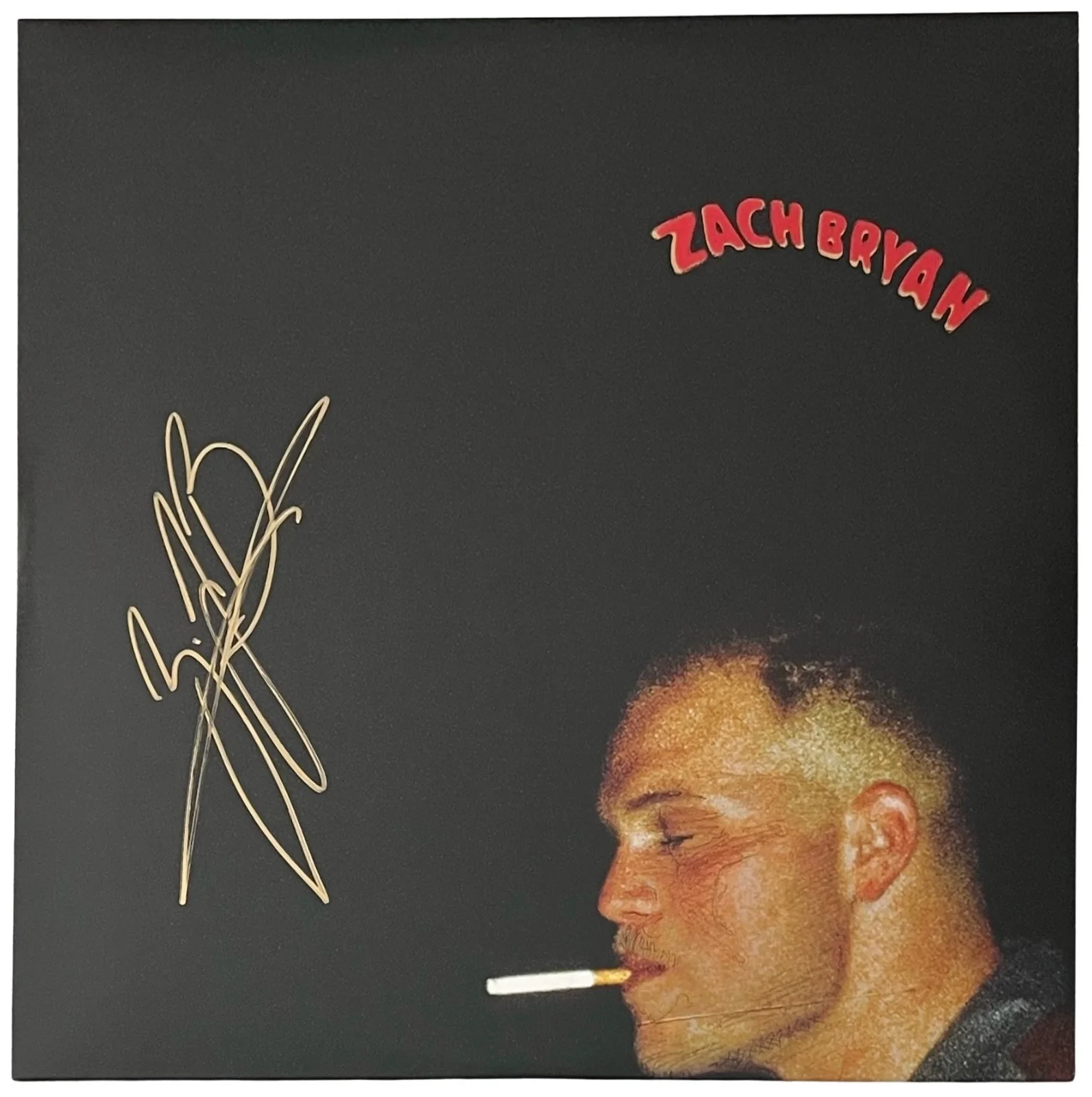 Zach Bryan Signed Self-Titled Vinyl Record JSA LOA ZZ61334, image 3