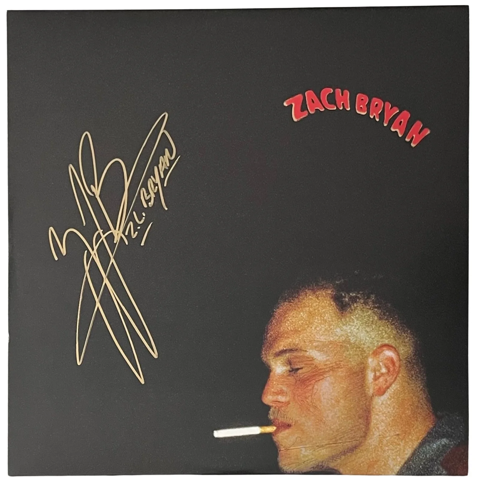 Zach Bryan Signed Self-Titled Vinyl Record JSA LOA ZZ61334, image 3