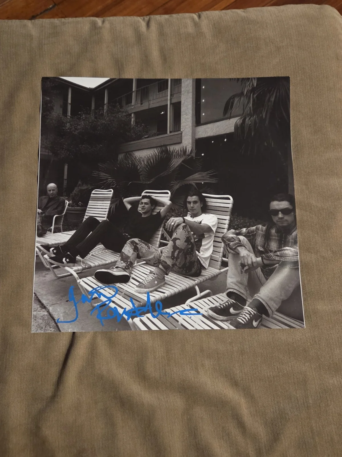 Gavin Rossdale Signed Bush Autographed 3x Sixteen Stone Vinyl, image 3