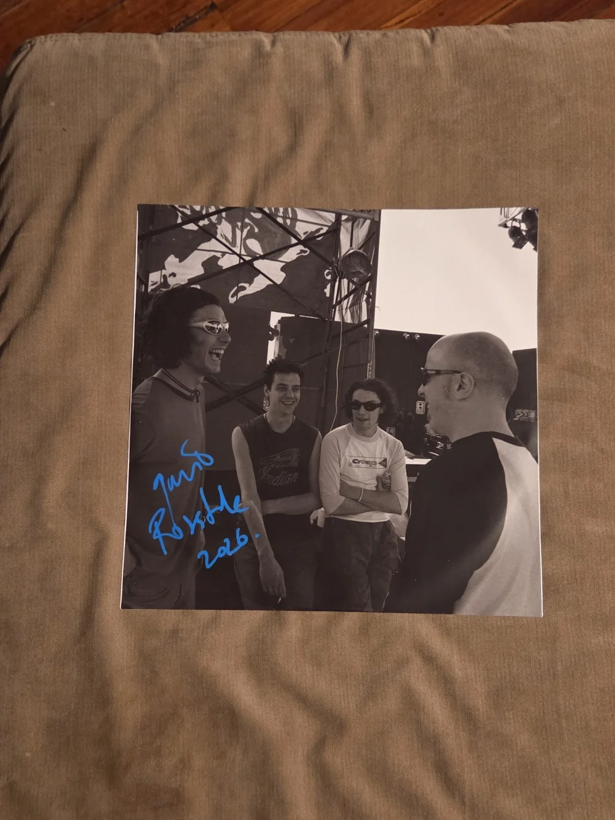 Gavin Rossdale Signed Bush Autographed 3x Sixteen Stone Vinyl, image 5