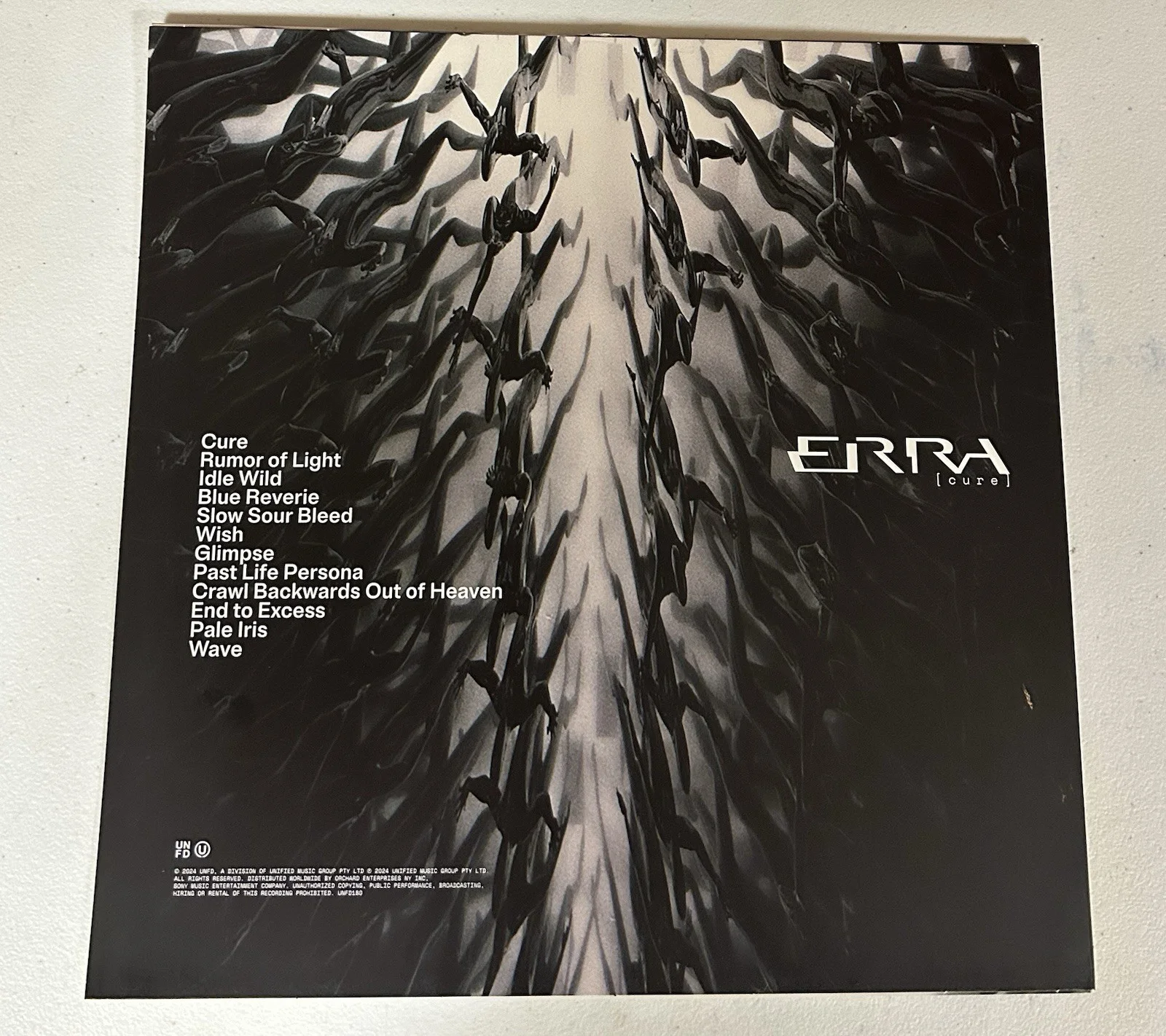 ERRA AUTOGRAPHED SIGNED CURE LP VINYL ALBUM WITH JSA COA # CM86175, изображение 3