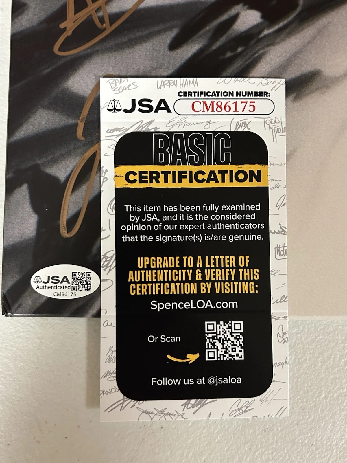 ERRA AUTOGRAPHED SIGNED CURE LP VINYL ALBUM WITH JSA COA # CM86175, изображение 4