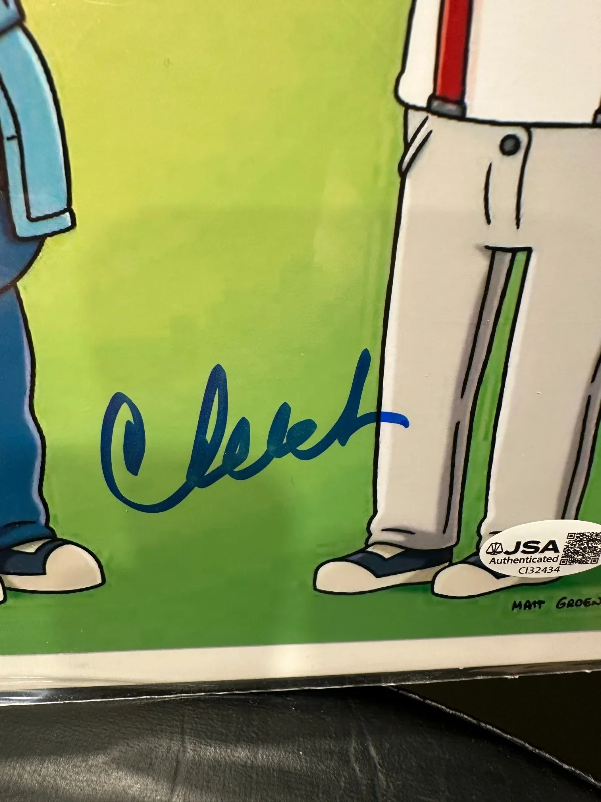 Cheech Marin, Tommy Chong — Cheech Marin Tommy Chong Dual Signed Simpsons 8x10 Photo JSA COA Homer Authentic, изображение 3