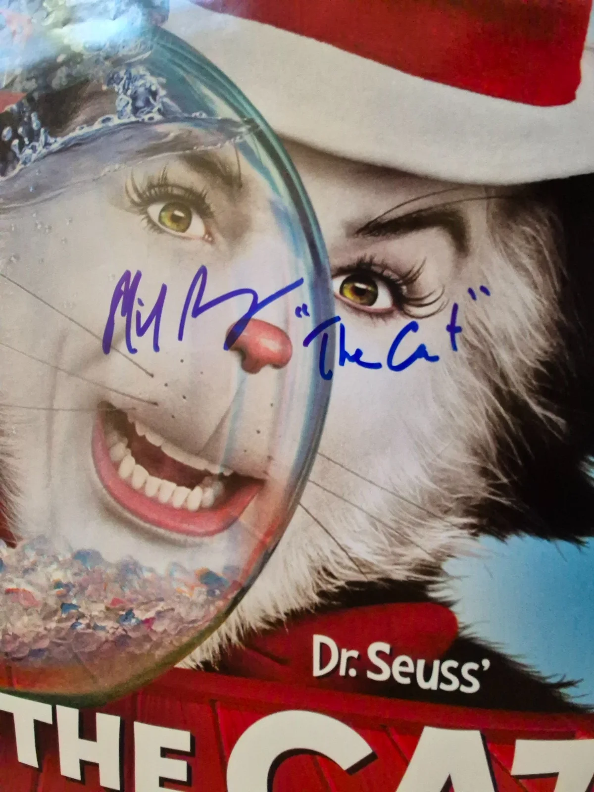 SEE BELOW — THE CAT IN THE HAT -DR. SUESS mike Myers -CAST SIGNED-THE MOVIE POSTER ekim