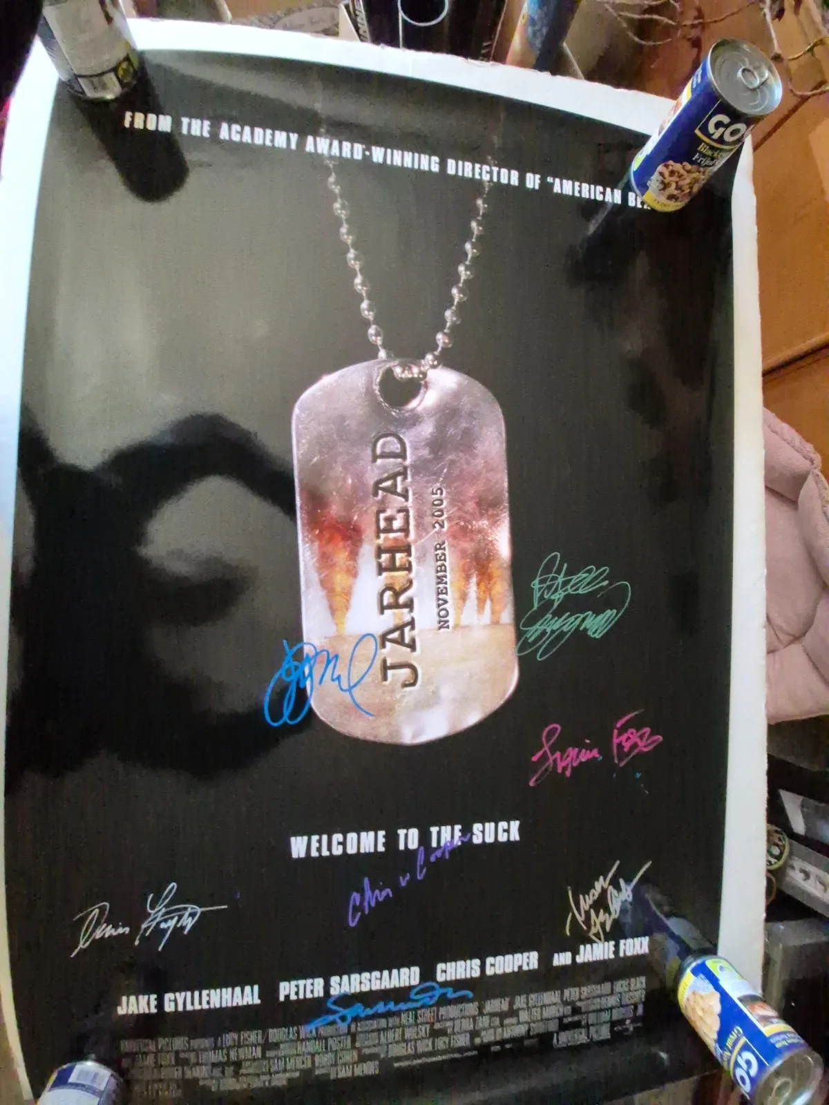 SEE BELOW — JARHEAD---CAST SIGNED-THE MOVIE POSTER-w/COA ekim