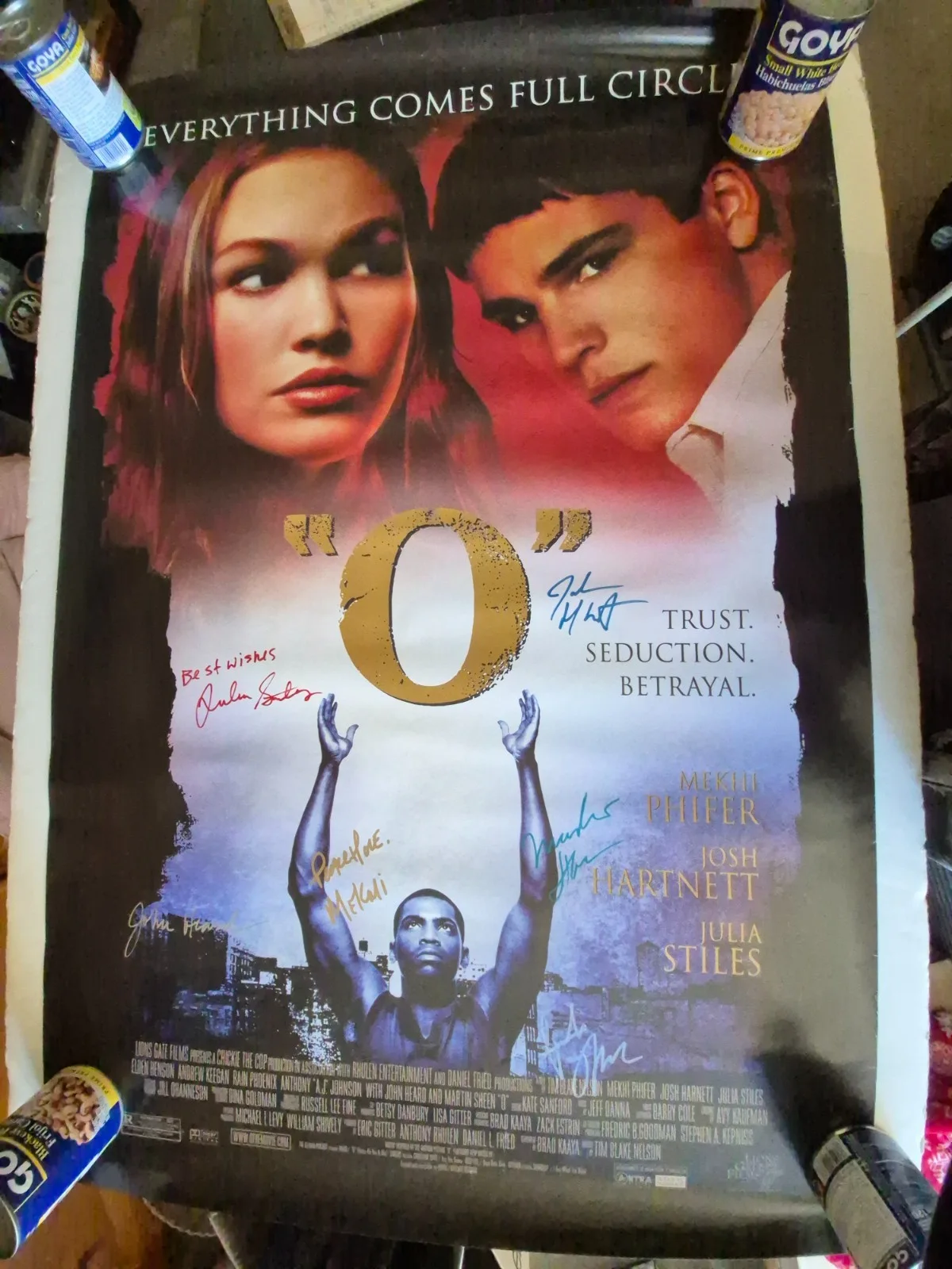 SEE BELOW — " O " CAST SIGNED-THE MOVIE POSTER-w/COA ekim