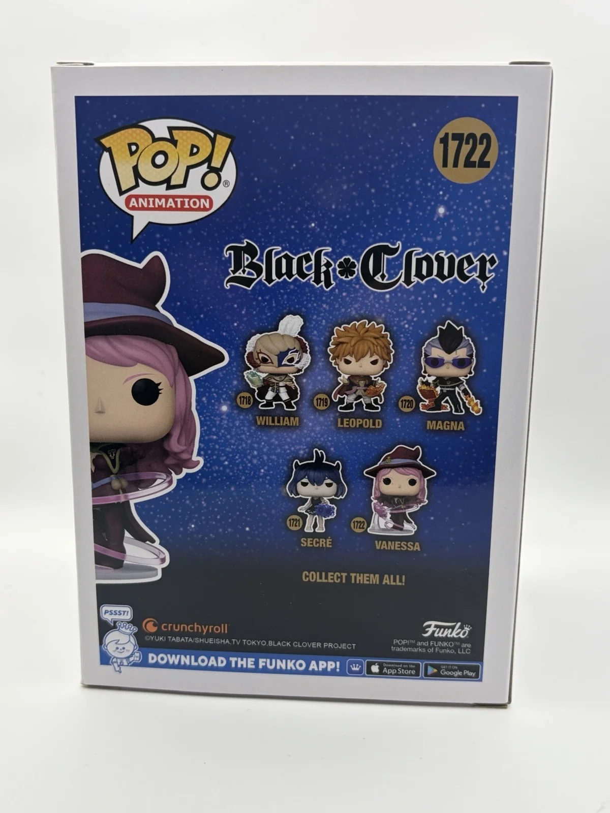 Lydia Mackay — Signed LYDIA MACKAY Black Clover Vanessa Funko 1722 Autograph Inscribed OCCM COA, image 3