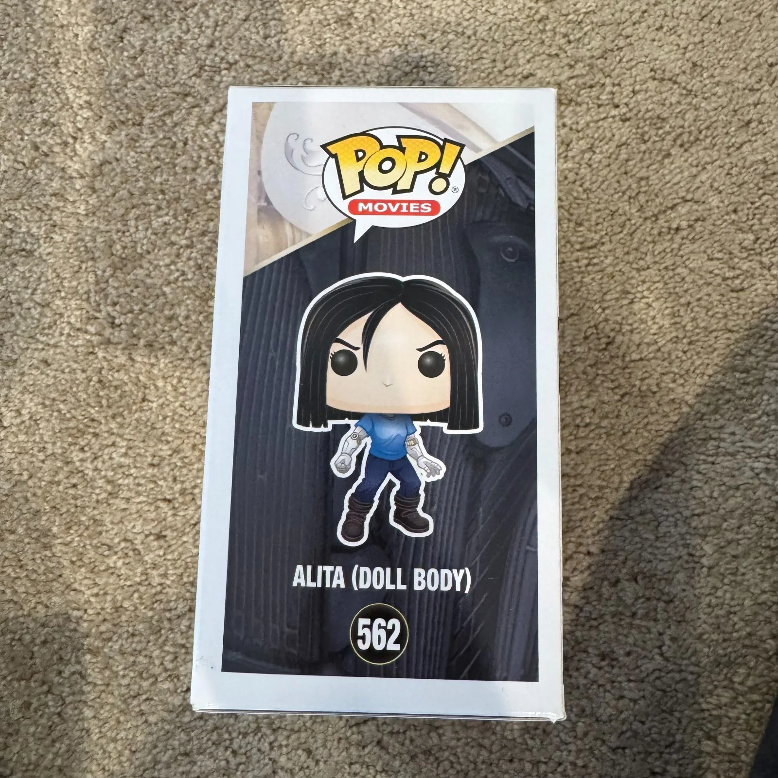 Rosa Salazar — Rosa Salazar Signed Alita Funko Pop Doll Body 562 SWAU COA autograph, изображение 5
