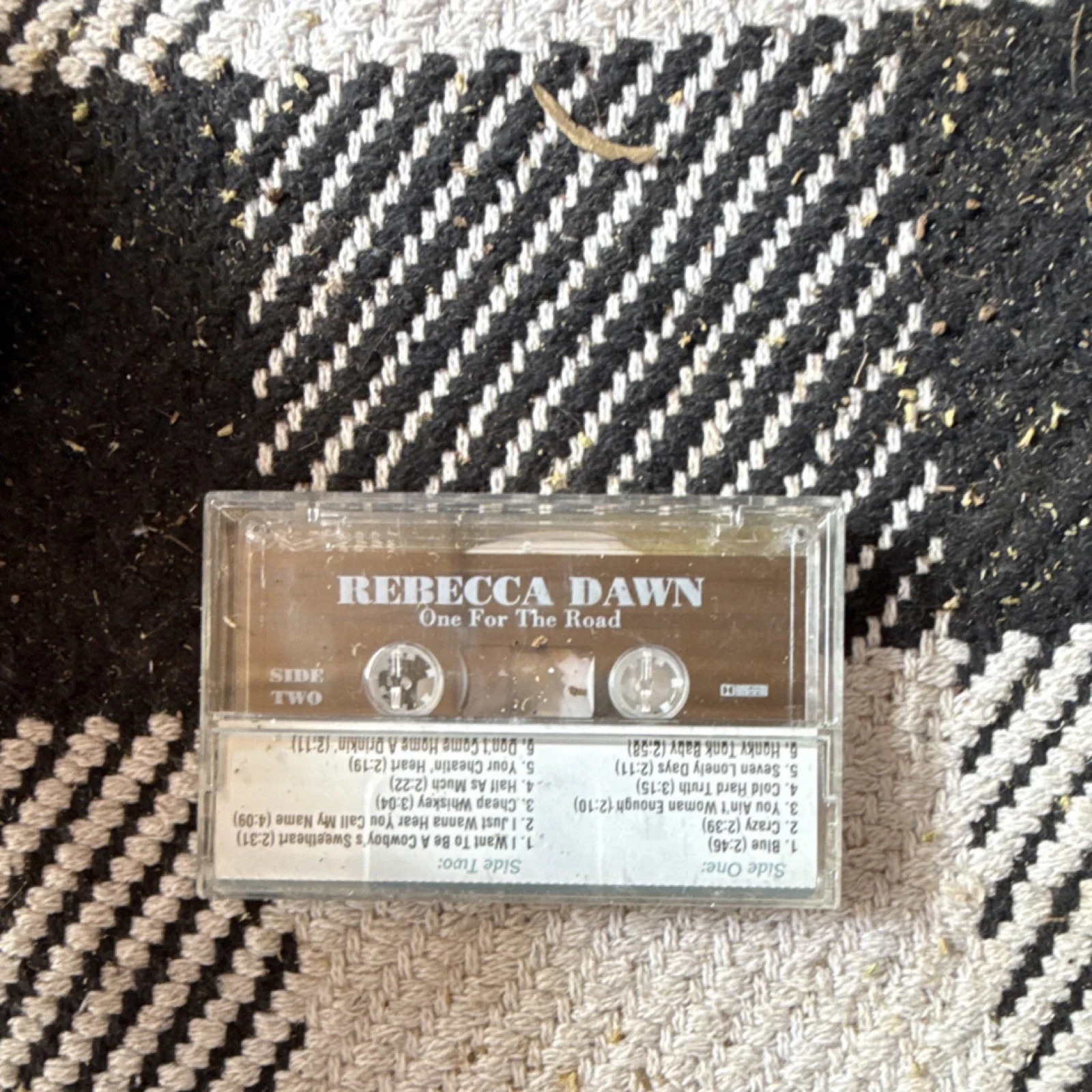 Rebecca Dawn One For The Road Autographed Country Music Original Cassette, изображение 2