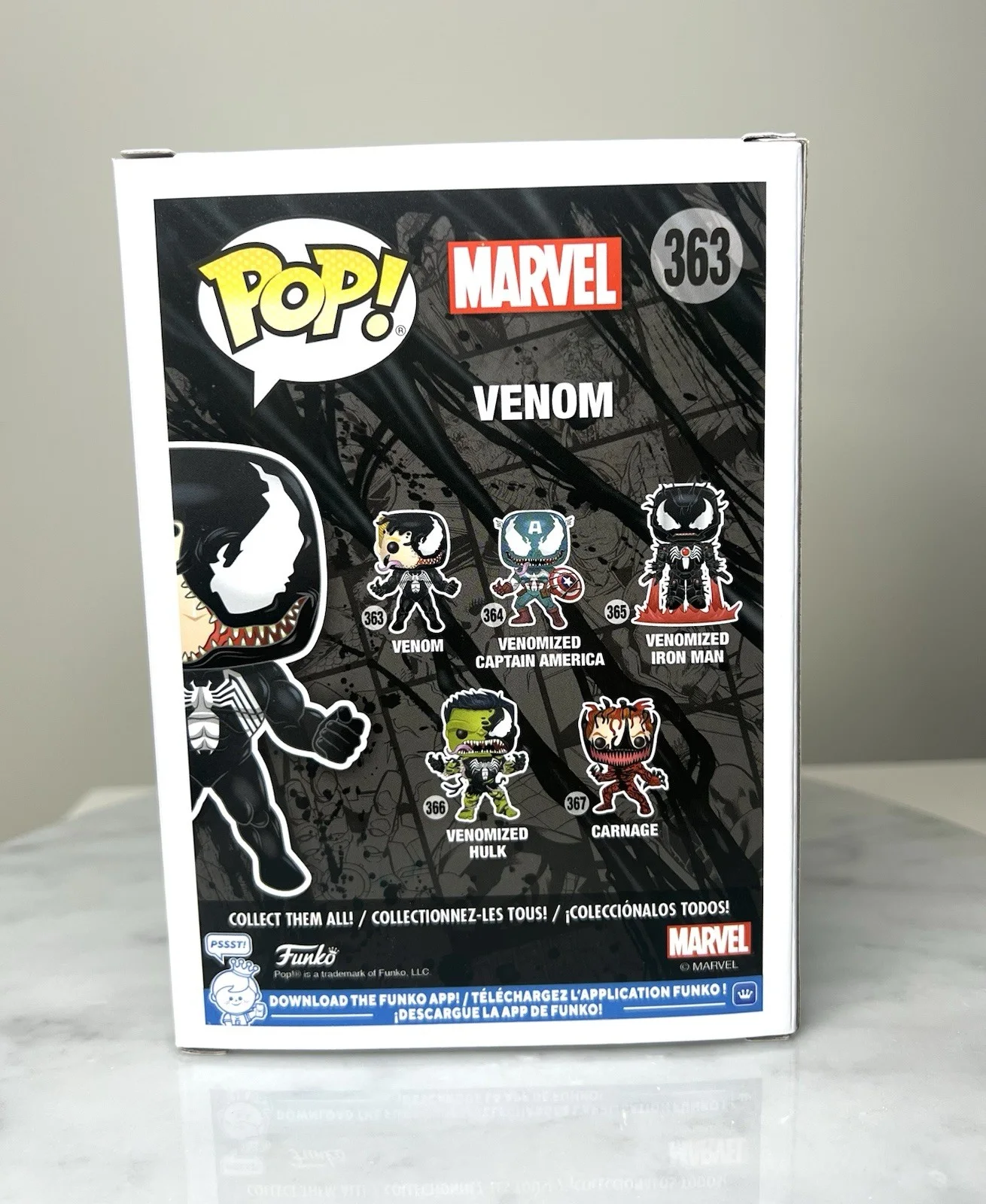 Todd McFarlane — Funko Pop #363 Marvel Venom Figure Signed by Todd McFarlane SWAU COA, image 5