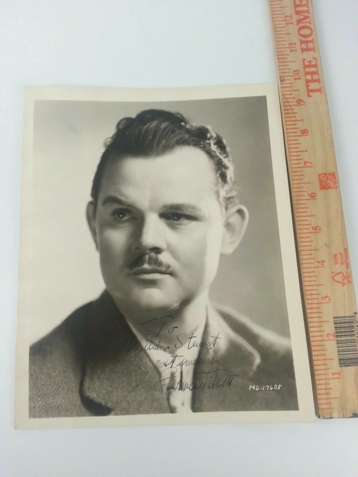 LAWRENCE TIBBETT Signed Autograph Publicity Photo Opera Singer And Actor, изображение 3