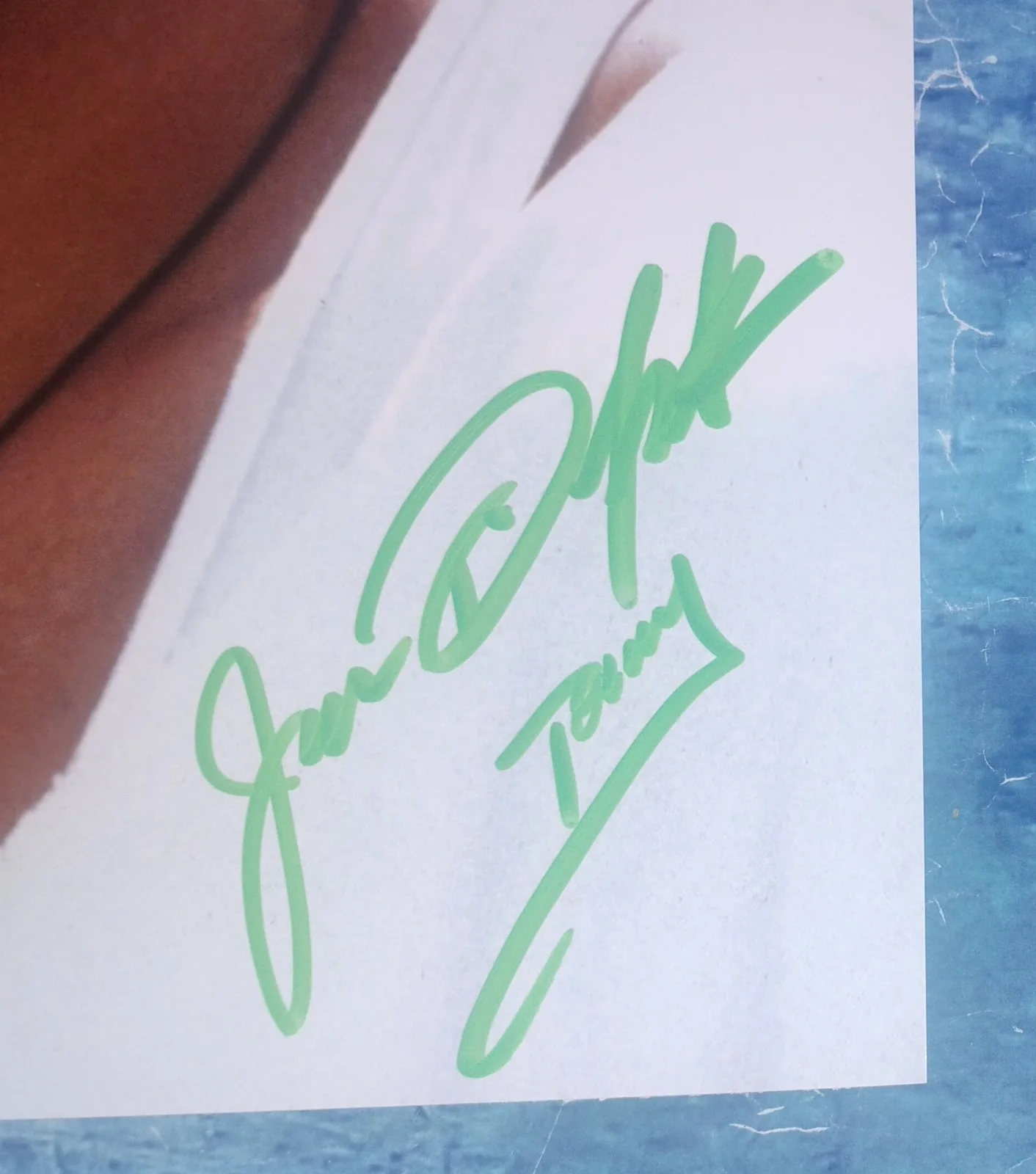 Jason David Frank Hand Signed 11x14 Photo COA Power Rangers NO US TARIFFS, изображение 3