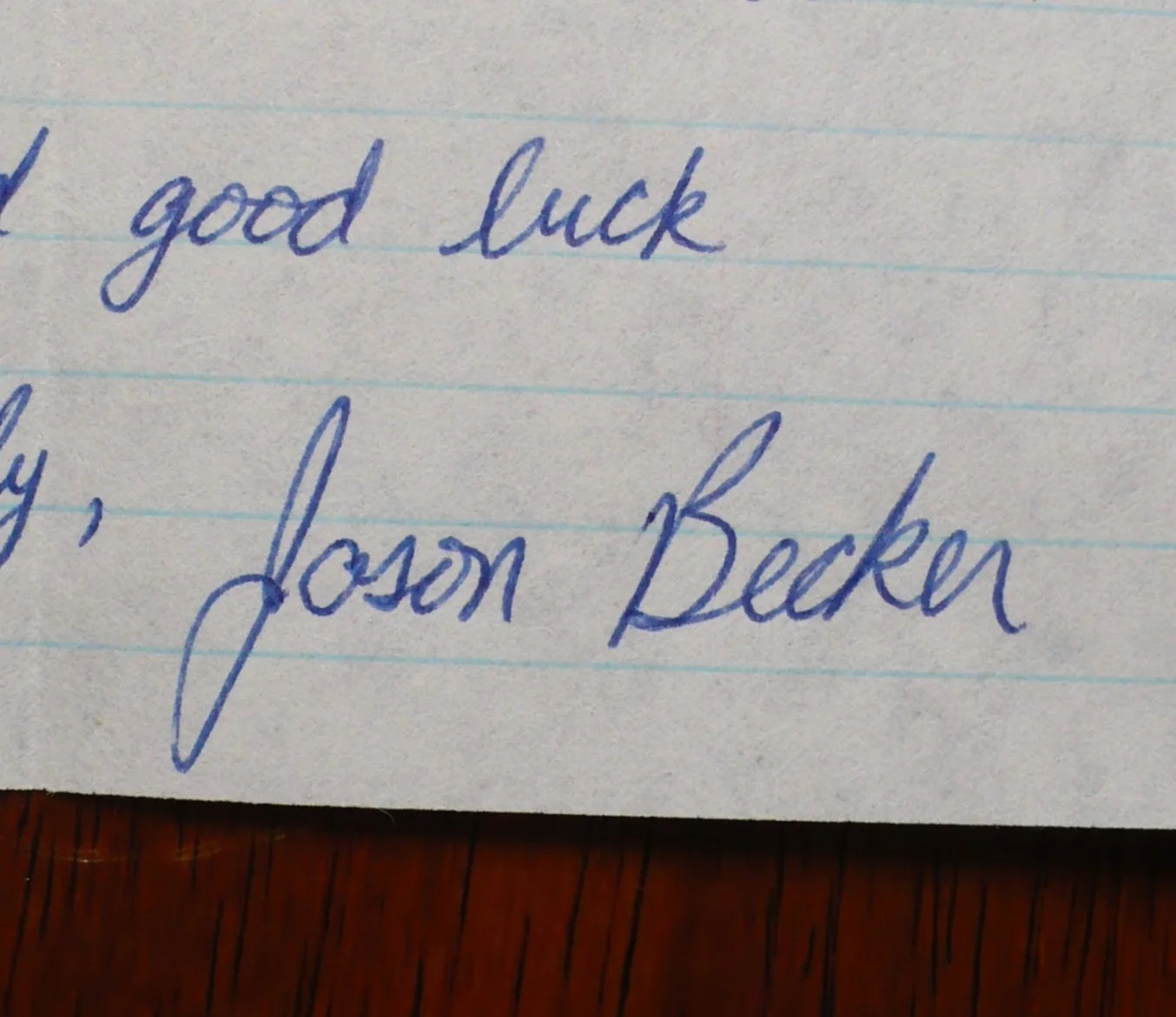 1988 Jason Becker Handwritten Letter Autograph Cacophony 'Go Off!' Recording Era, изображение 2