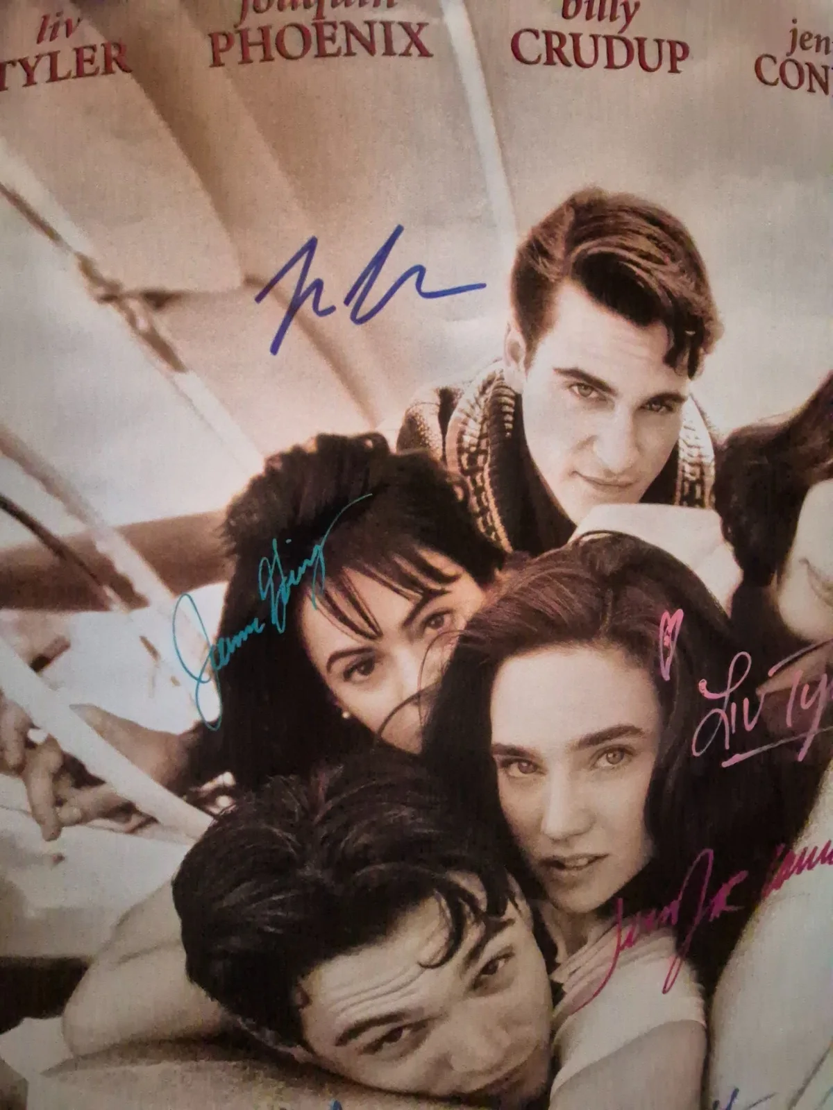 see below — INVENTING THE ABBOTTS-- CAST SIGNED MOVIE POSTER-w/COA ekim, image 3