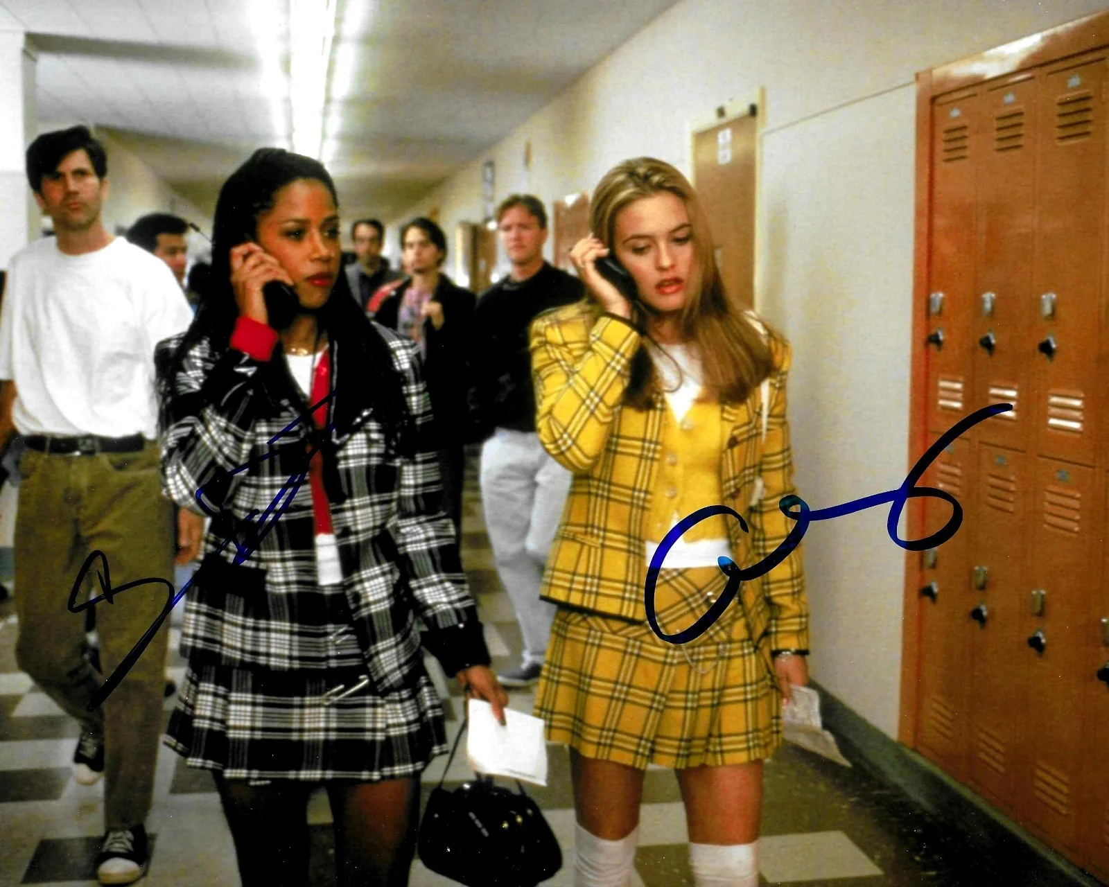 Stacy Dash & Alicia Silverstone — Stacy Dash & Alicia Silverstone Dual Signed "Clueless" 8 x 10 Color Photo