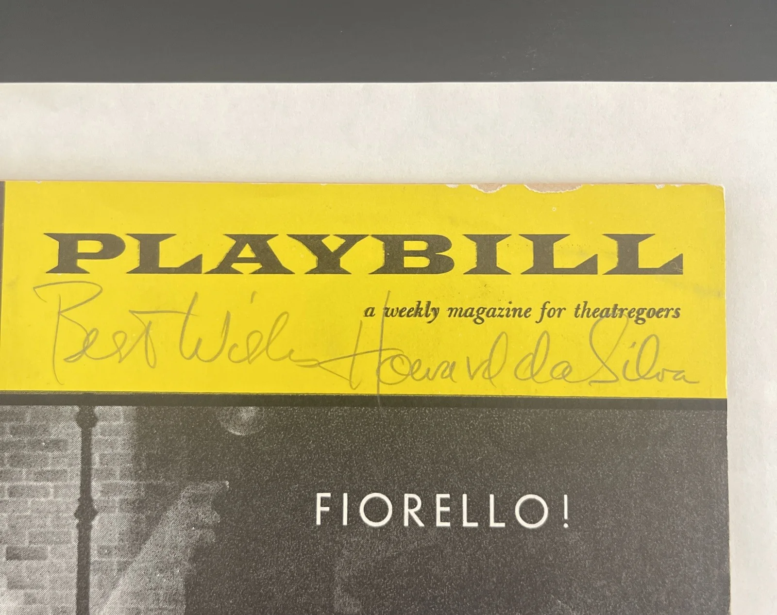HOWARD DA SILVA PLAYBILL Broadway: Hand Signed Celebrity Program 6.5 x 9”/ KSK, image 3