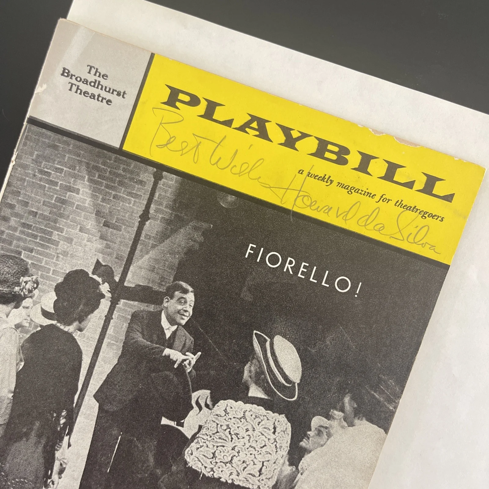 HOWARD DA SILVA PLAYBILL Broadway: Hand Signed Celebrity Program 6.5 x 9”/ KSK, image 4