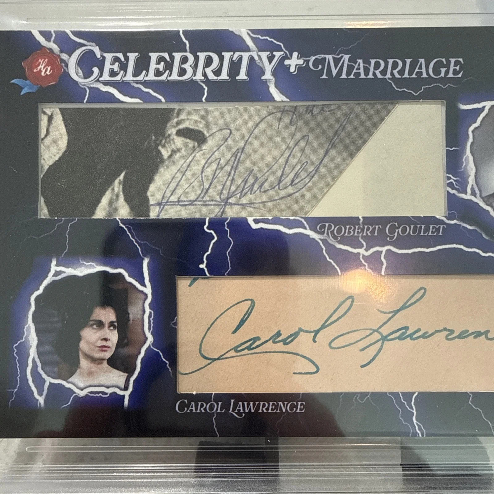 Robert Goulet / Carol Lawrence Autograph’s - 2024 Historic Auto’s Beckett 3/7 !!, image 2