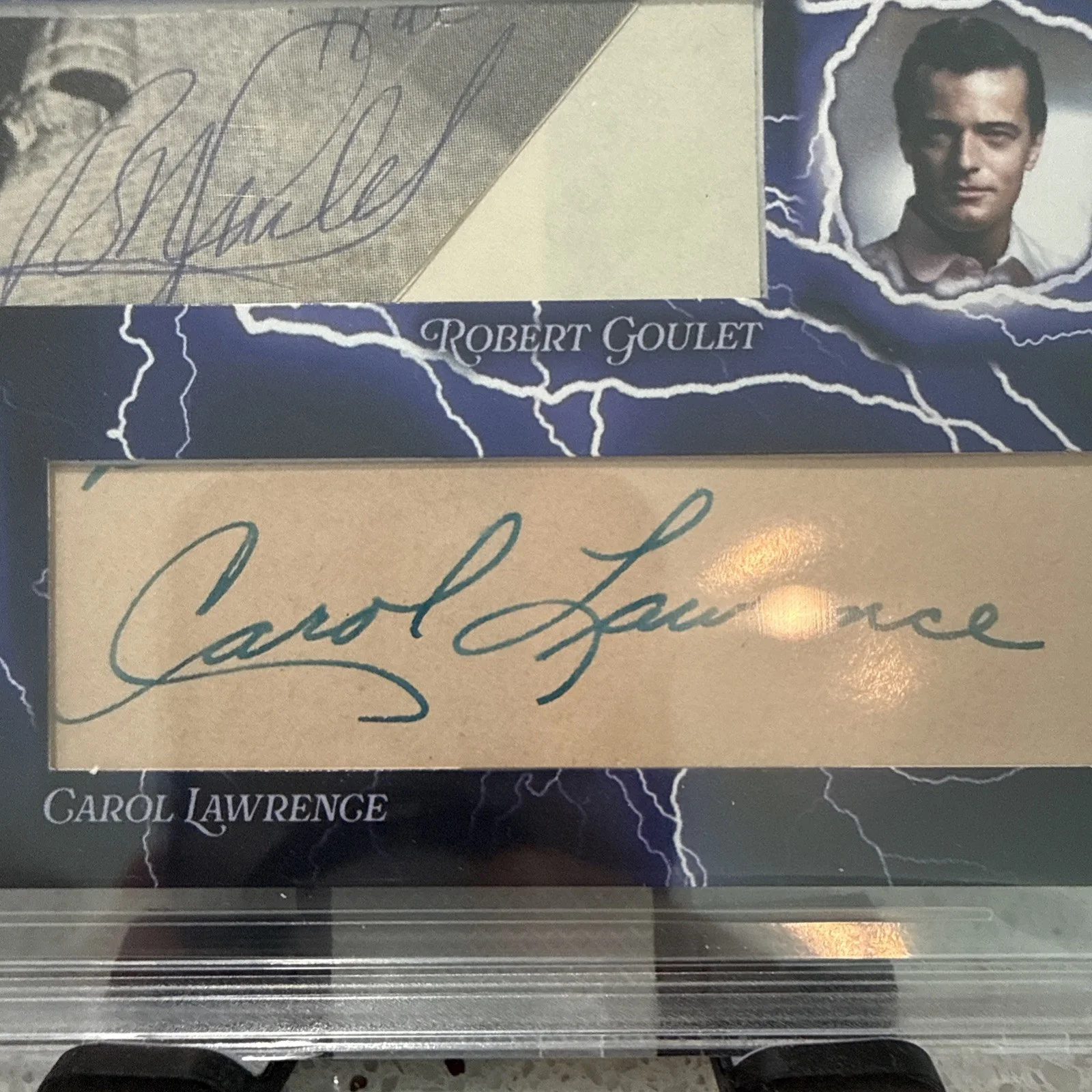 Robert Goulet / Carol Lawrence Autograph’s - 2024 Historic Auto’s Beckett 3/7 !!, image 4