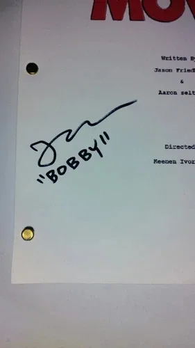 Scary Movie (2000) Script Signed Dave Sheridan "Doofy" & Jon Abrahams "Bobby", image 3