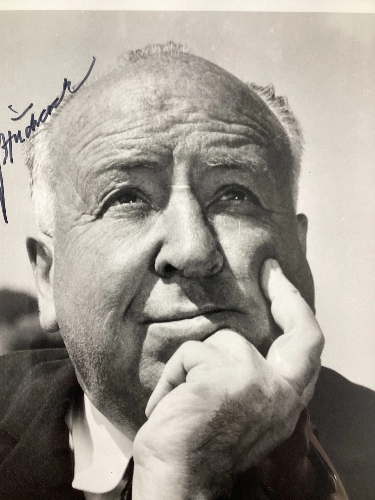 Sir Alfred Hitchcock — Alfred Hitchcock Vintage Signed 8x10 Photo Psycho The Birds Vertigo Auto PSA/DNA, изображение 3