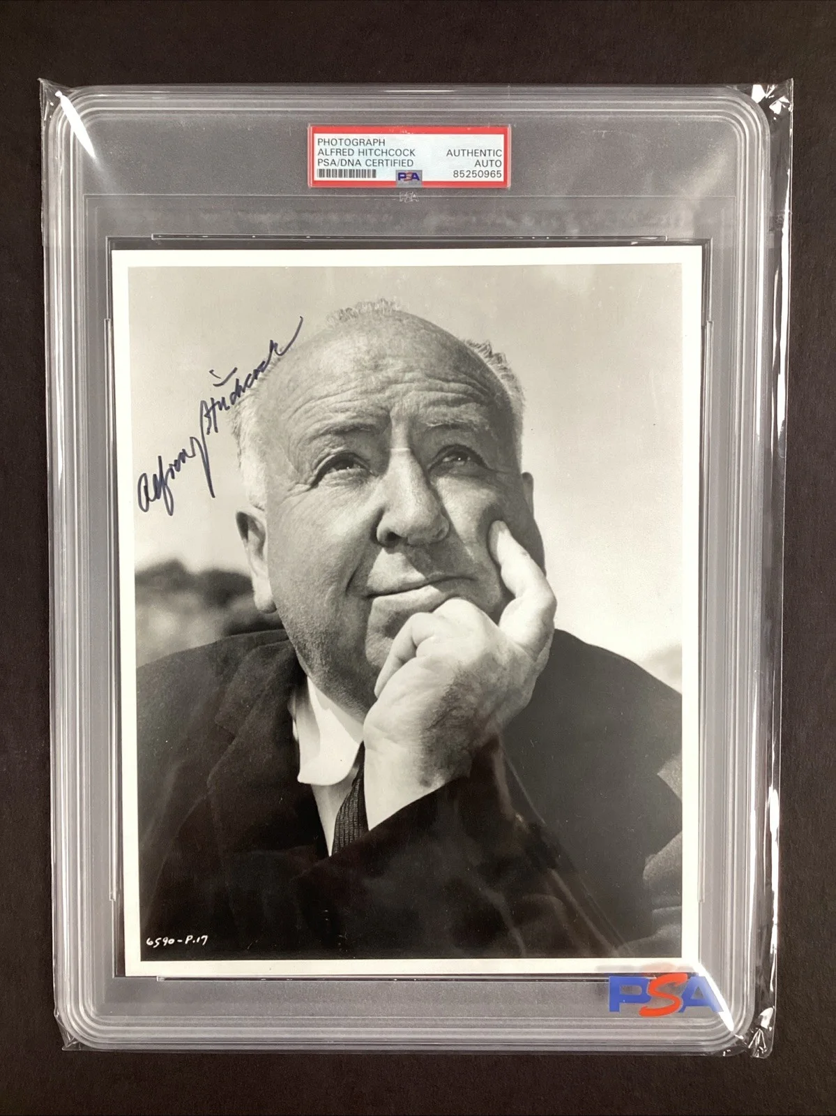 Sir Alfred Hitchcock — Alfred Hitchcock Vintage Signed 8x10 Photo Psycho The Birds Vertigo Auto PSA/DNA, изображение 4