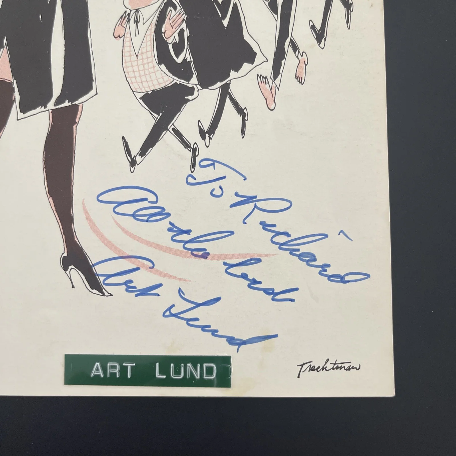 ART LUND, Irma La Douce: Hand Signed Celebrity Musical Program 8 x 9” / KSK, image 2