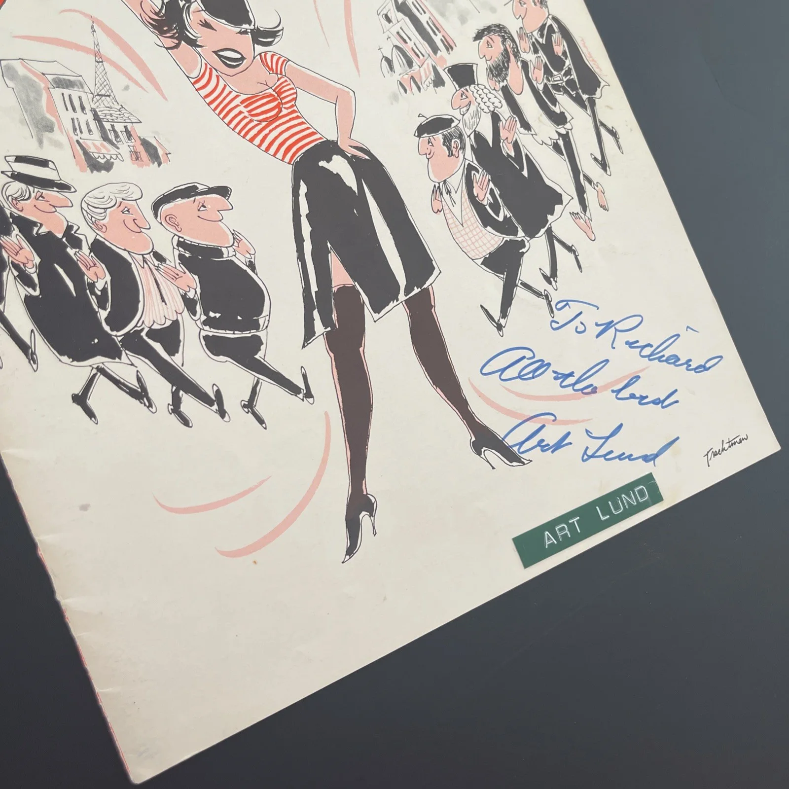 ART LUND, Irma La Douce: Hand Signed Celebrity Musical Program 8 x 9” / KSK, image 4