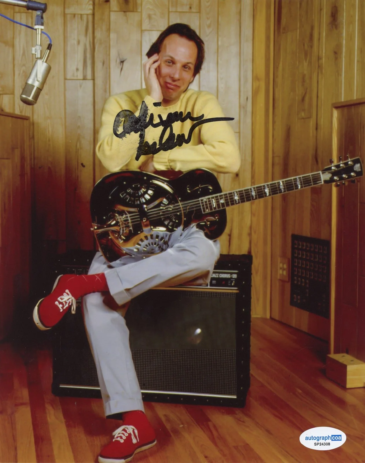 Adrian Belew KING CRIMSON frontman Signed 8x10 Photo EXACT Proof ACOA D, изображение 2