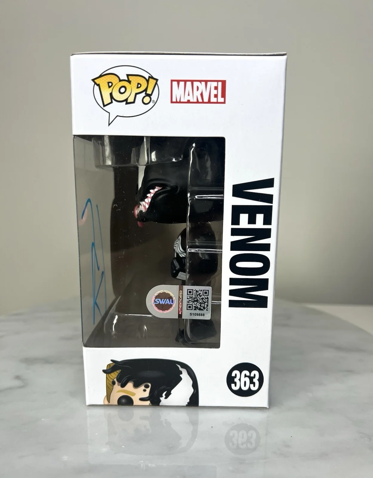 Topher Grace — Topher Grace ‘Spider-Man 3’ Signed Funko Pop ‘Venom’ SWAU Certified, image 3