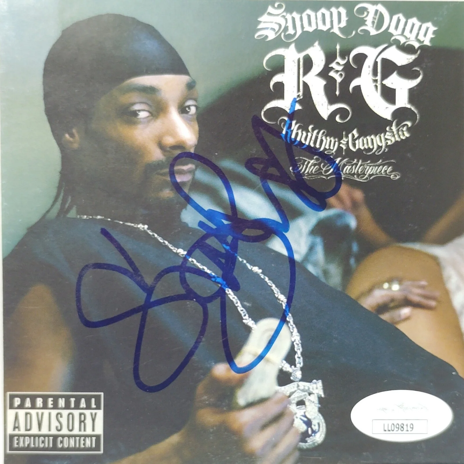 Snoop Dogg — Snoop Dogg Signed RG Rhythm and Gangsta Framed JSA COA Hip Hop Memorabilia Auto, изображение 3