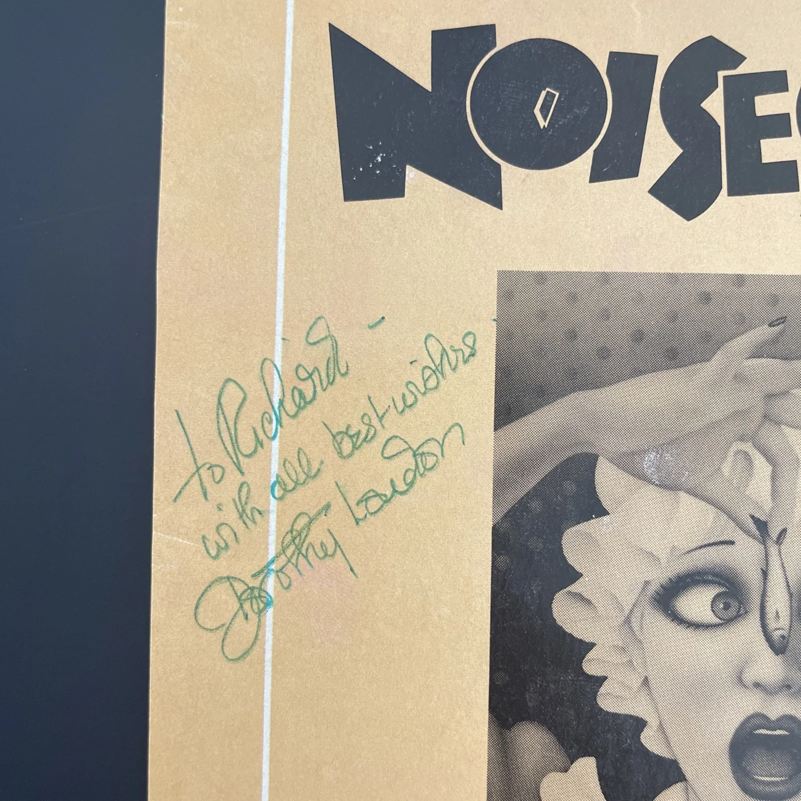 DOROTHY LOUDON Broadway: Hand Signed Celebrity 1985 Magazine Cover 8 x 11” / KSK, изображение 2