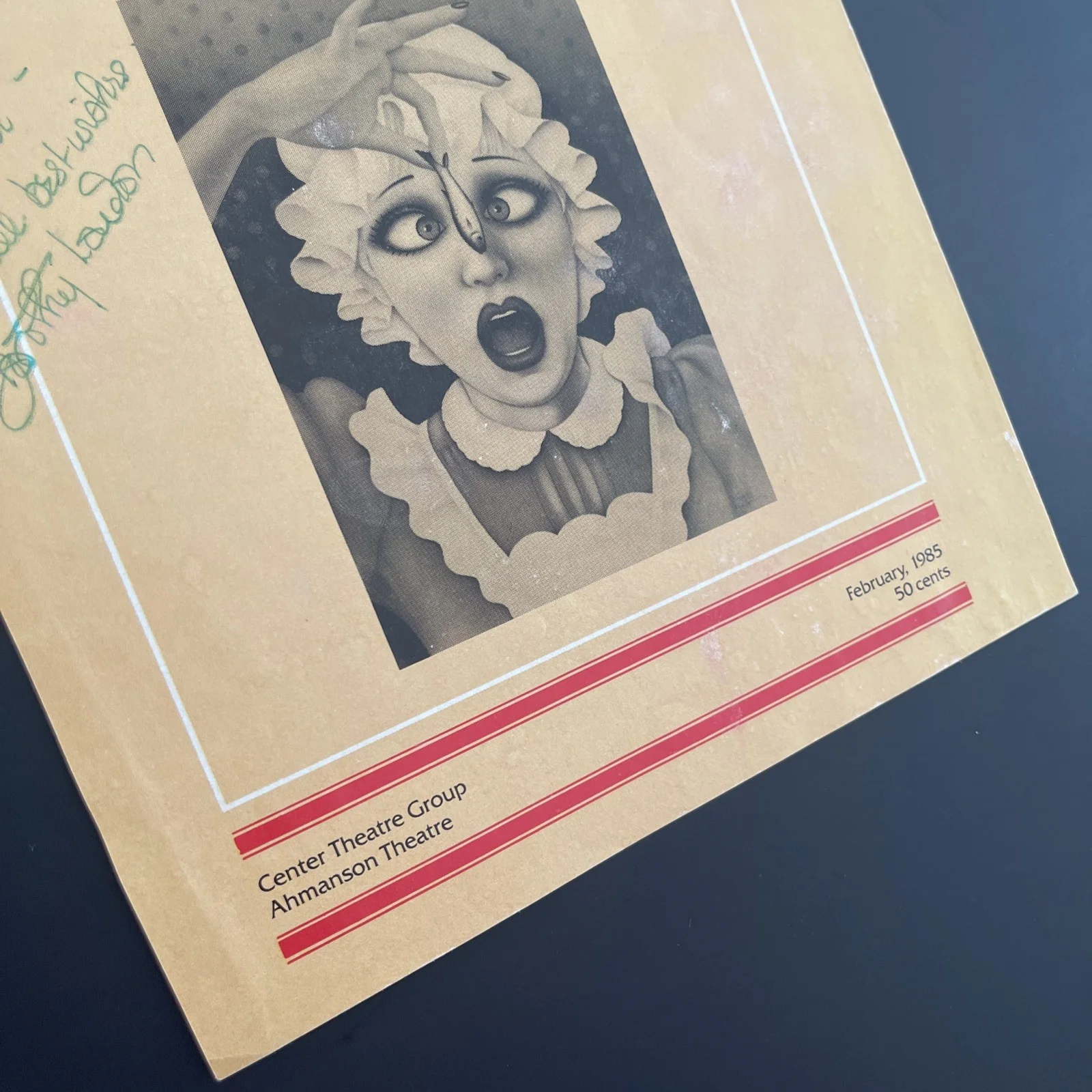 DOROTHY LOUDON Broadway: Hand Signed Celebrity 1985 Magazine Cover 8 x 11” / KSK, изображение 4