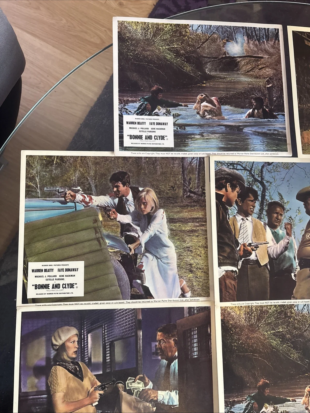 Bonnie And Clyde 1967 Movie Film Stills Lobby Cards Beatty Dunaway Hackman 10x8, изображение 3