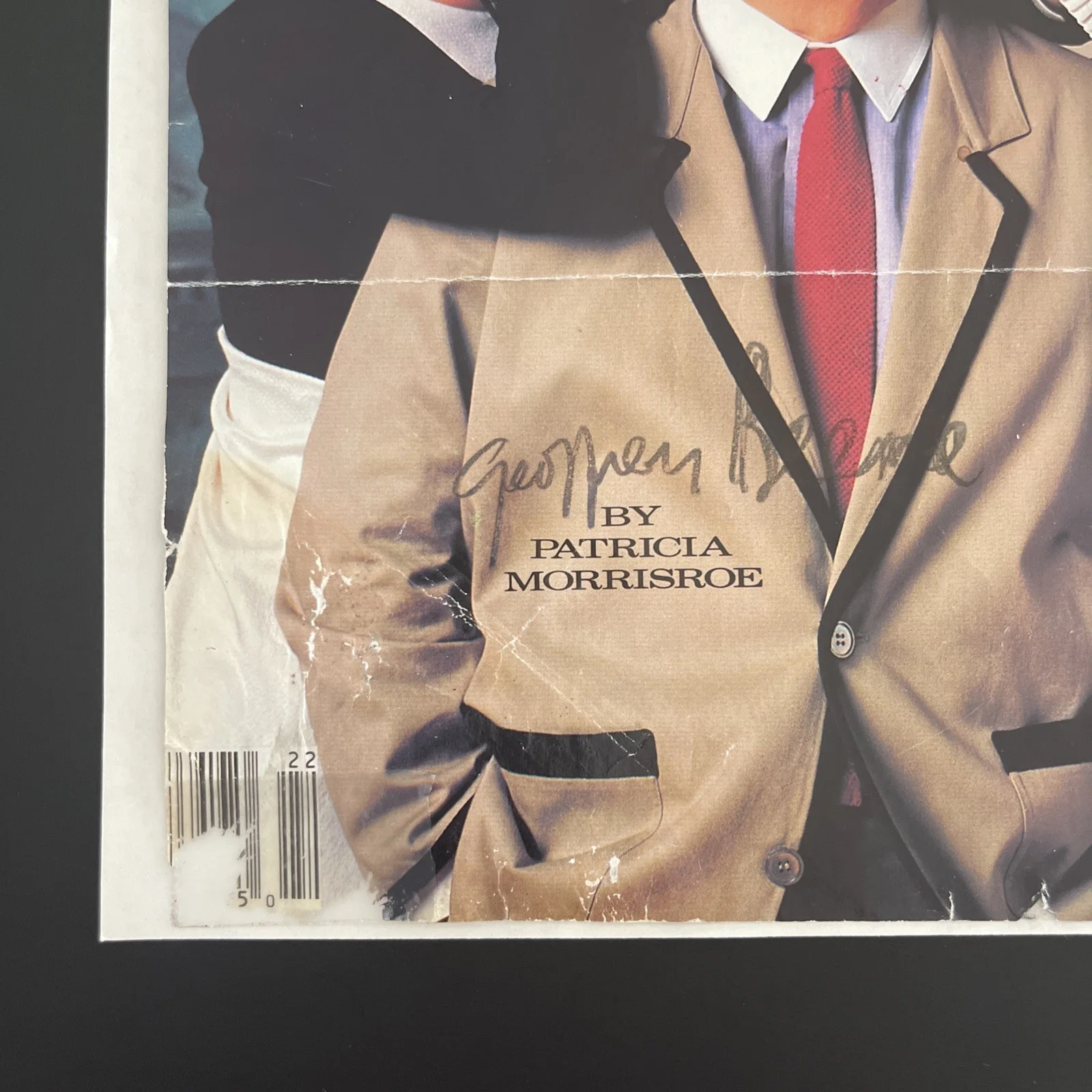 GEOFFREY BEENE Designer: Hand Signed 1988 New York Post Mag Cover 8 x 11” / KSK, изображение 2