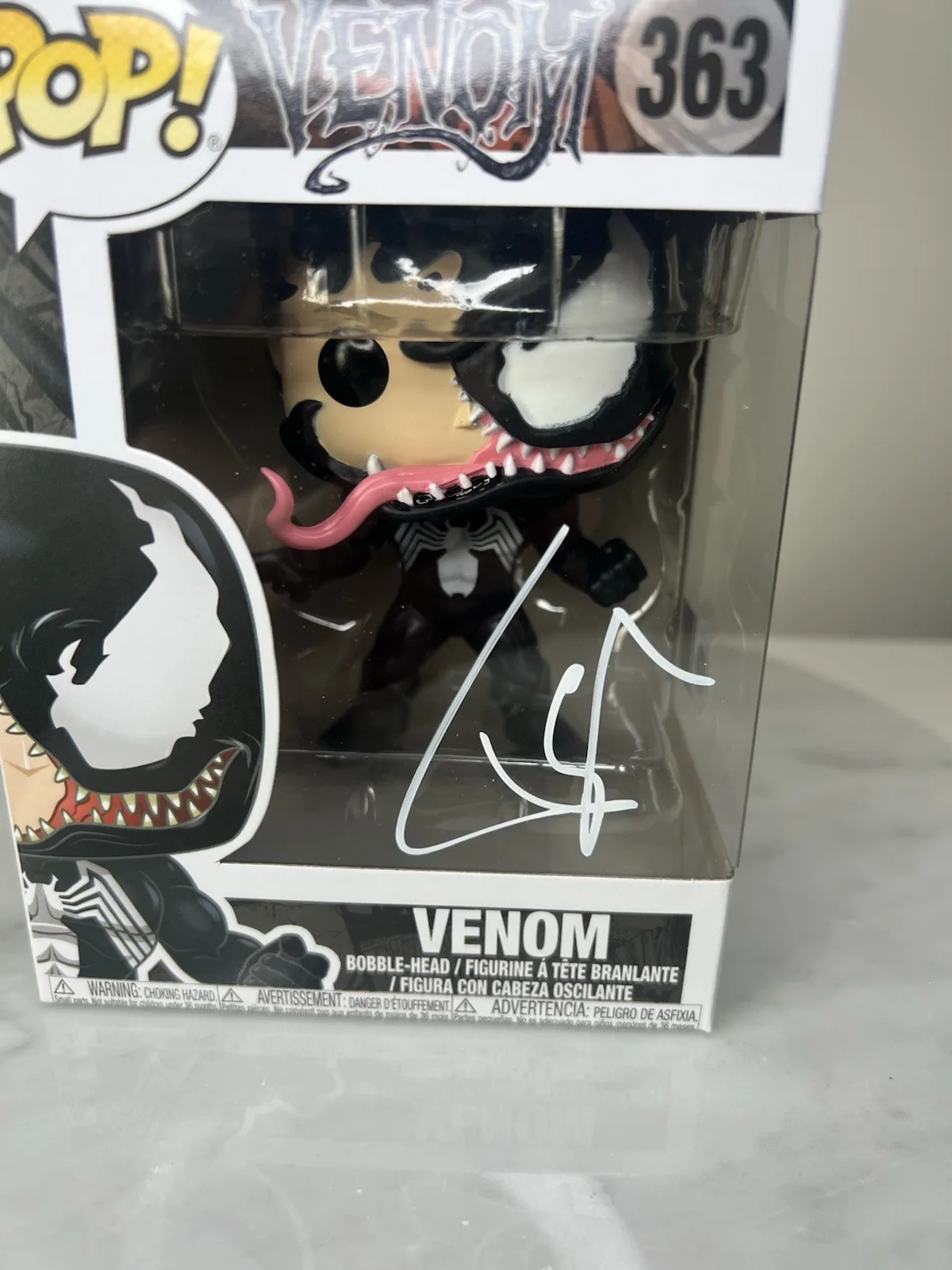 Topher Grace — Topher Grace ‘Spider-Man 3’ Signed Funko Pop ‘Venom’ SWAU Certified, image 2